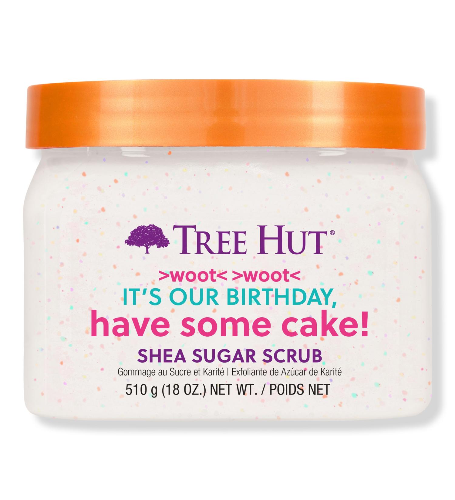 Tree Hut Shea Sugar Exfoliating Body Scrub Birthday Cake 18 oz - Transform Your Style with the Best Innovation Today! - Buy Online on GoSupps.com