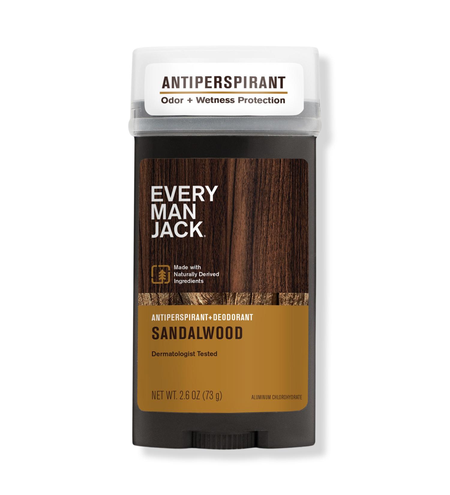 Every Man Jack Sandalwood Men's Antiperspirant Deodorant - Discover Premium Quality Shop now! - Buy Online on GoSupps.com