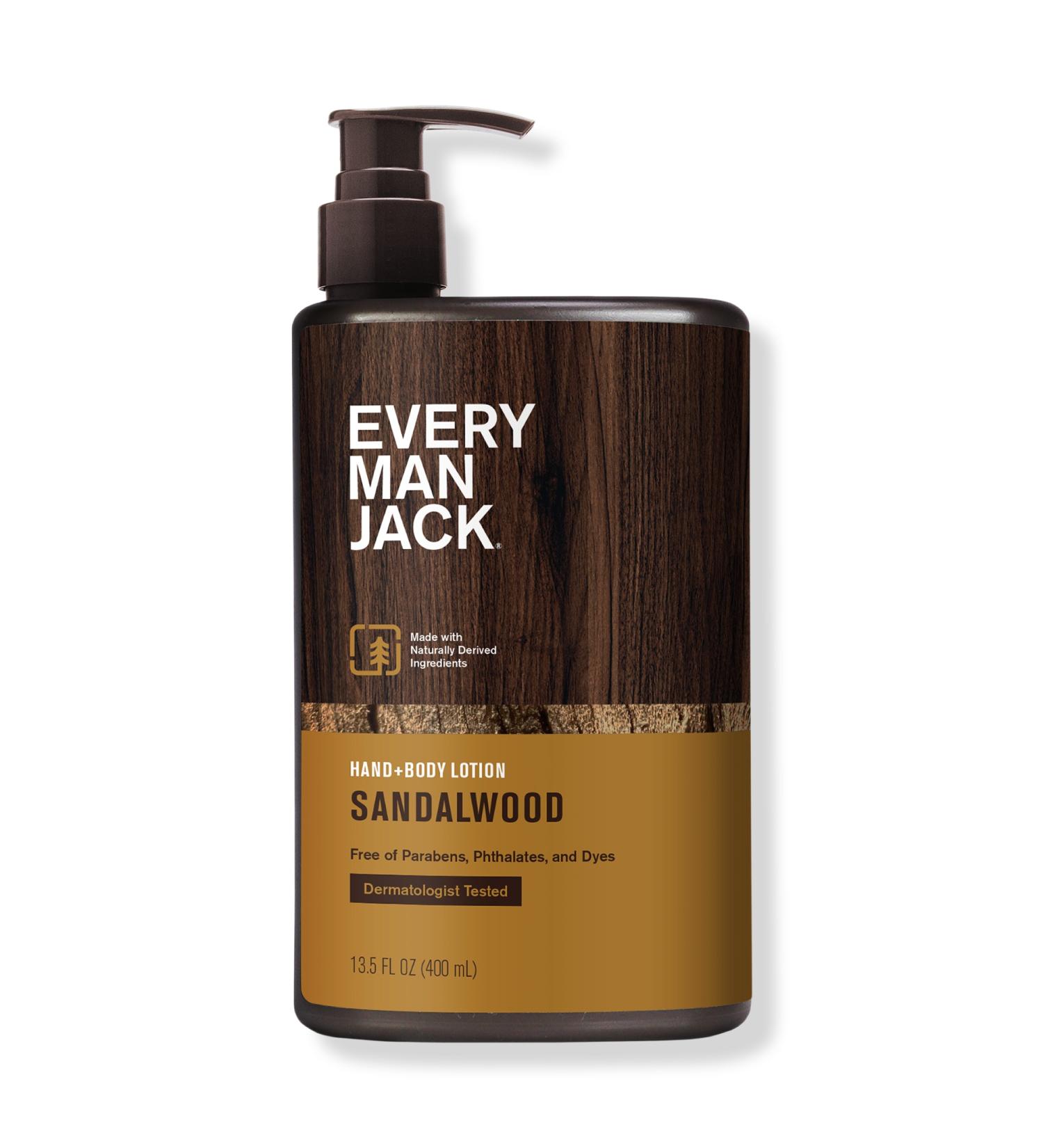 Discover Every Man Jack Sandalwood Men's Hydrating Hand & Body Lotion - Elevate Your Style Instantly! - Buy Online on GoSupps.com