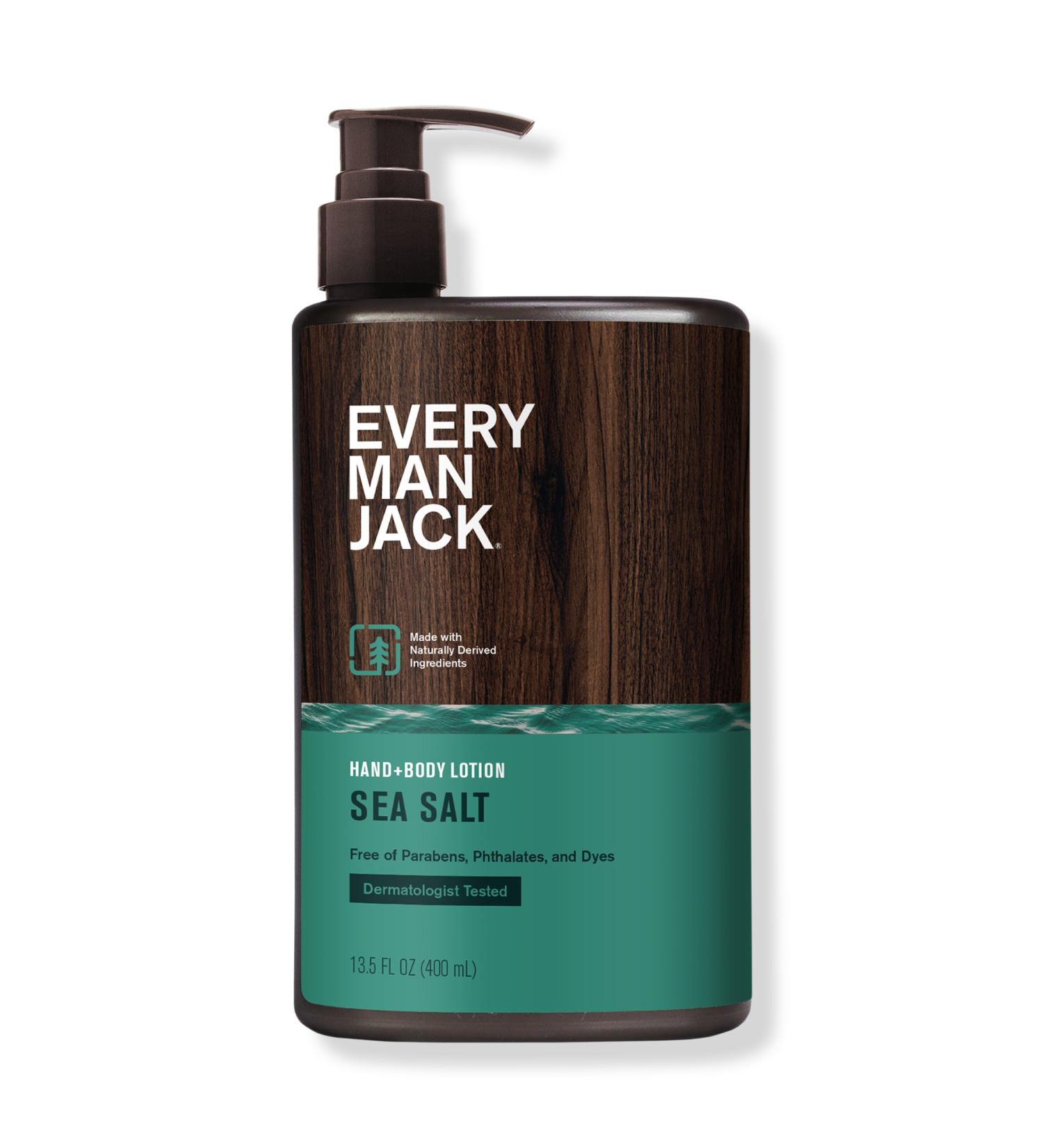 Every Man Jack Sea Salt Men's Hydrating Hand & Body Lotion - Transform Your Style with the Best Innovation Today! - Buy Online on GoSupps.com