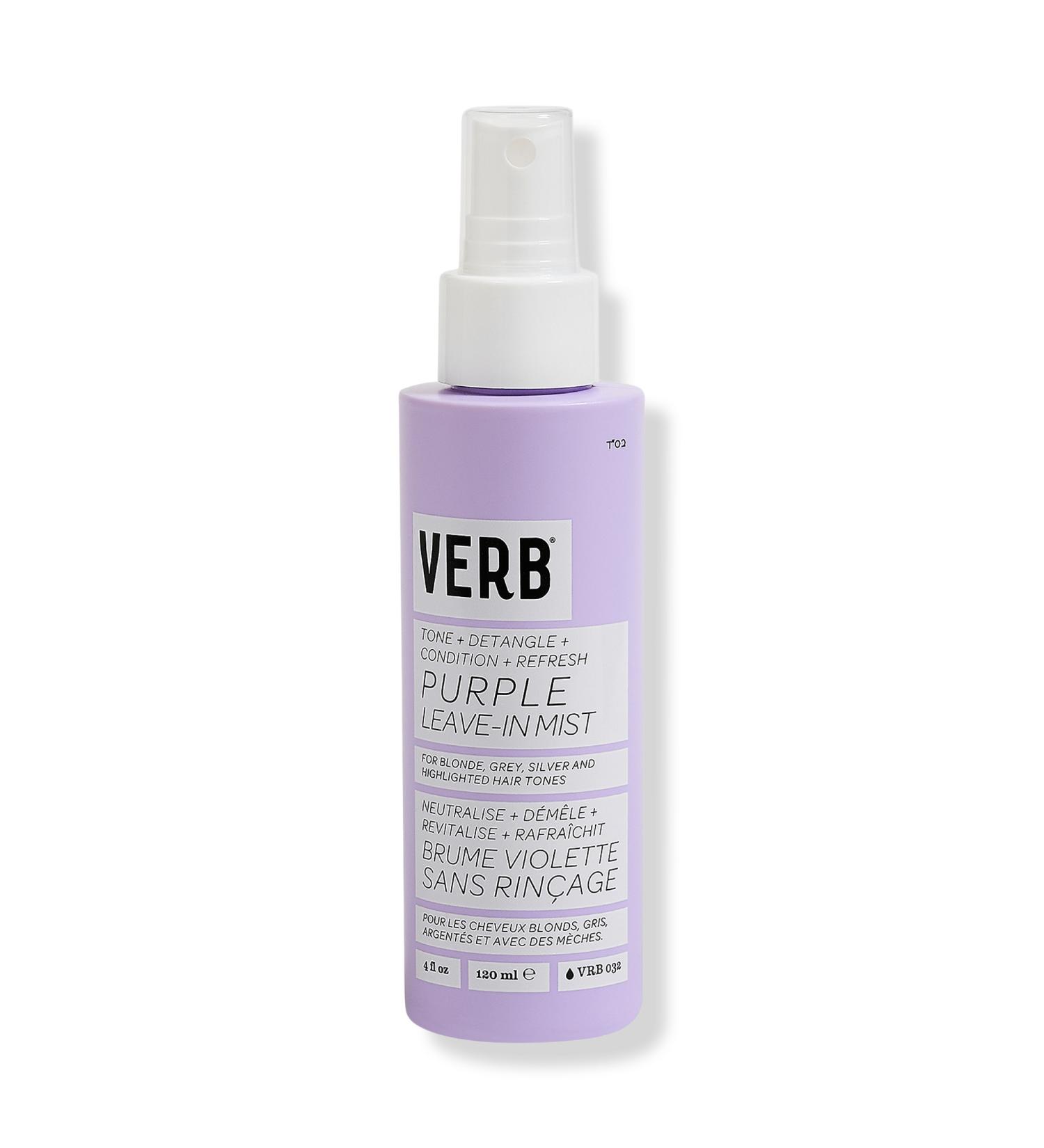 Verb Brighten and Detangle Purple Leave-In for Blonde Hair 4.0 oz - Discover Premium Quality Shop now! - Buy Online on GoSupps.com