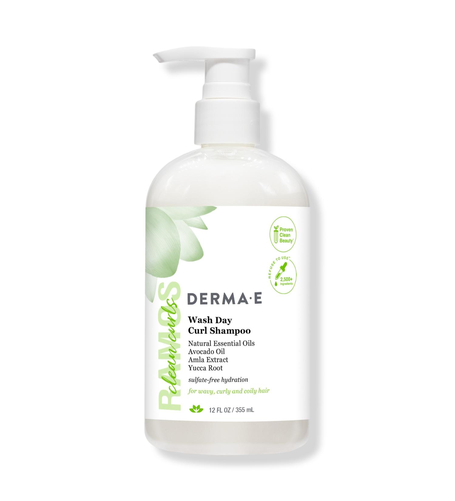 DERMA E Alba Ramos Clean Curls Wash Day Curl Shampoo 12.0 oz - Transform Your Style with the Best Innovation Today! - Buy Online on GoSupps.com