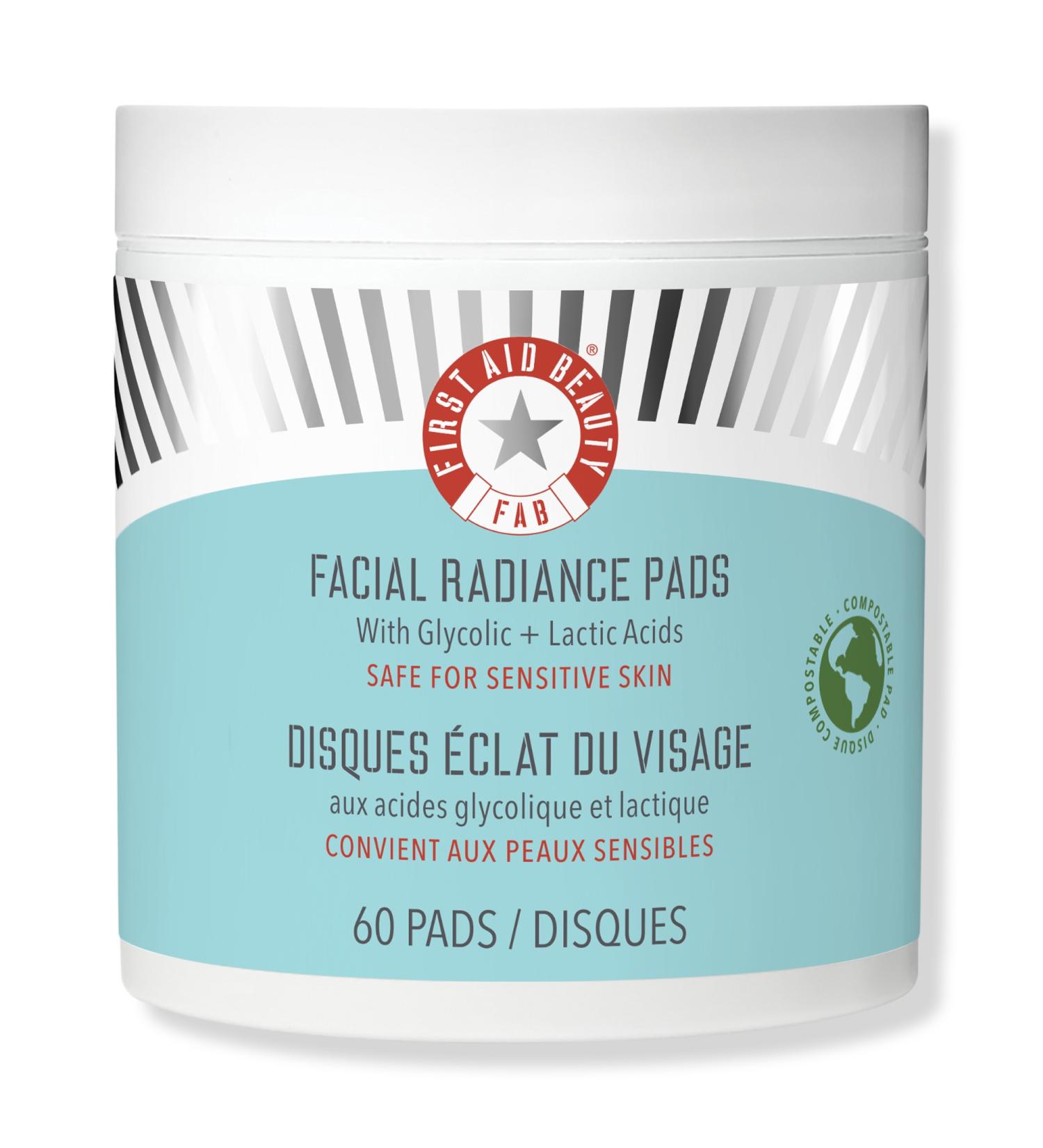 Discover First Aid Beauty Facial Radiance Pads with Glycolic + Lactic Acids 60 ct - Elevate Your Style Instantly! - Buy Online on GoSupps.com