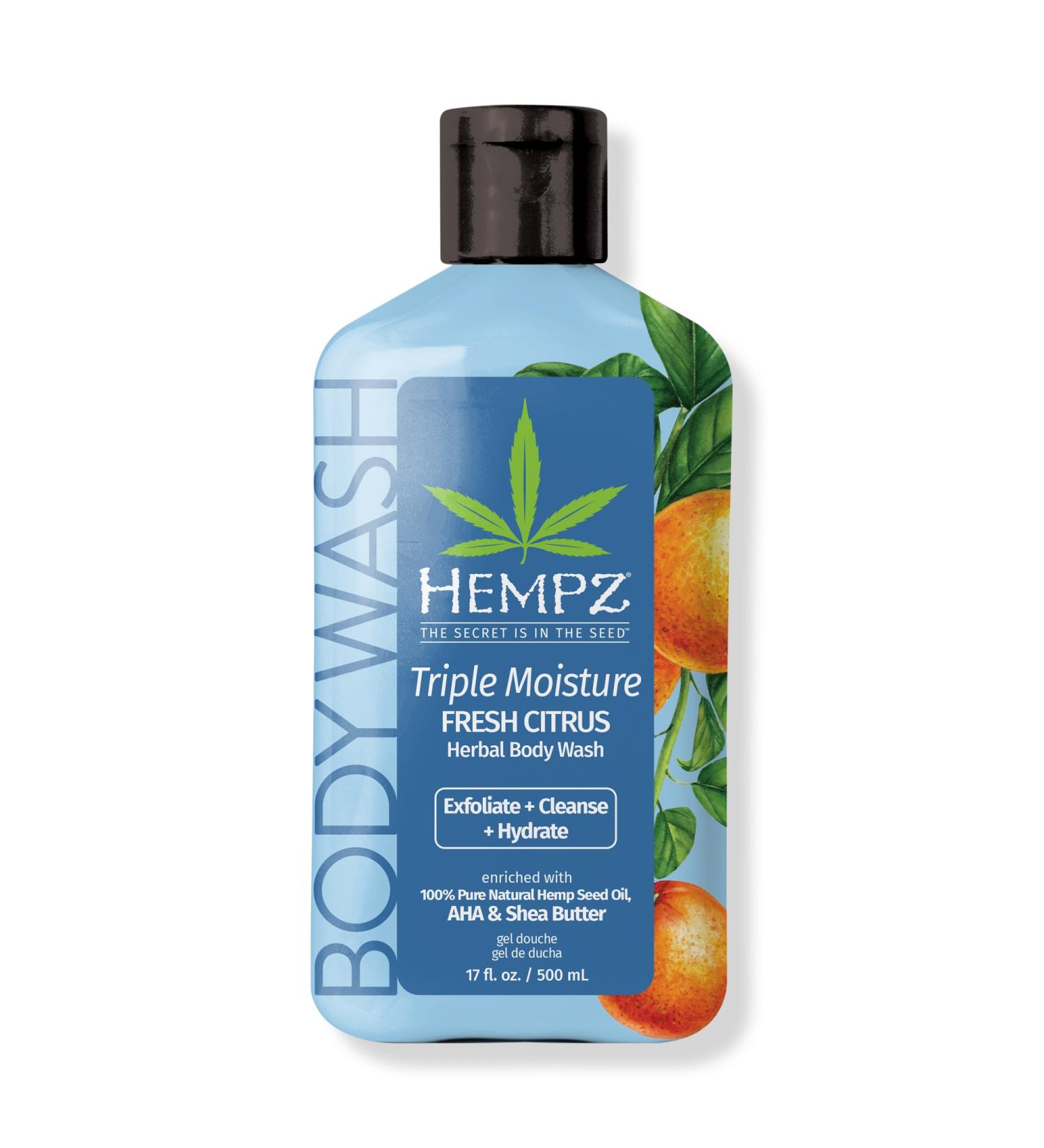 Discover Hempz Triple Moisture Fresh Citrus Herbal Body Wash 17 oz - Elevate Your Style Instantly! - Buy Online on GoSupps.com