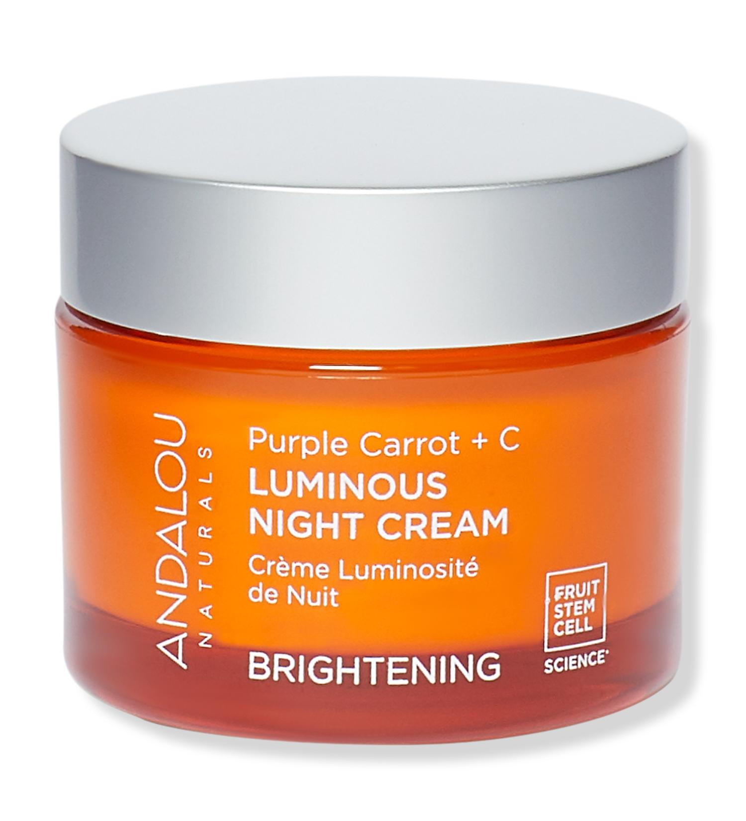 Andalou Naturals Brightening Purple Carrot + C Luminous Night Cream 1.7 oz - Discover Premium Quality Shop now! - Buy Online on GoSupps.com