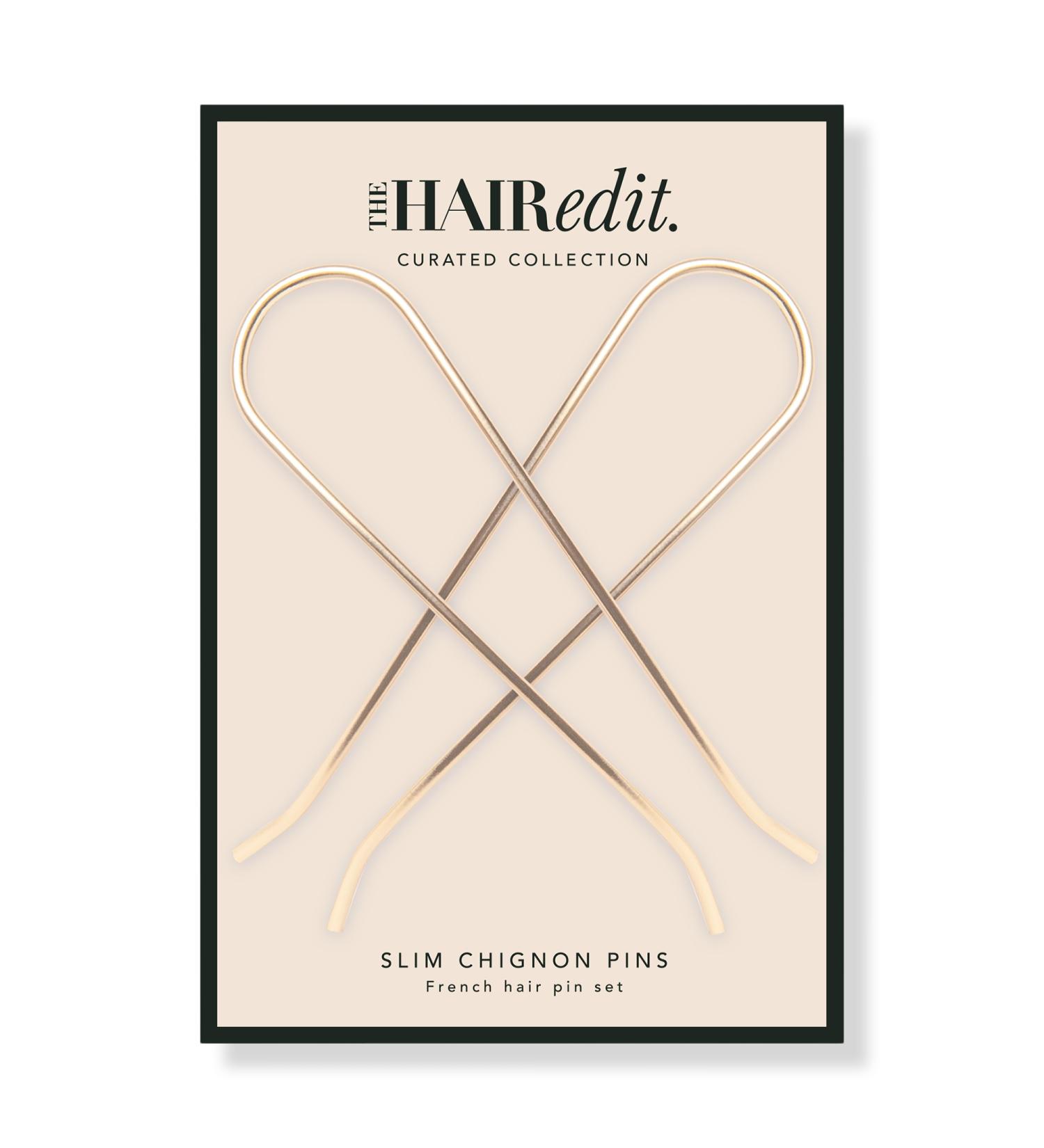 Discover The Hair Edit Slim Chignon French Hair Pins 2 ct - Elevate Your Style Instantly! - Buy Online on GoSupps.com