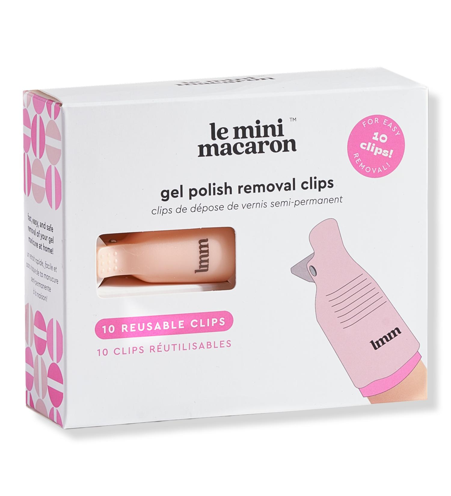Discover Le Mini Macaron Reusable Gel Polish Removal Clips 10 ct - Elevate Your Style Instantly! - Buy Online on GoSupps.com