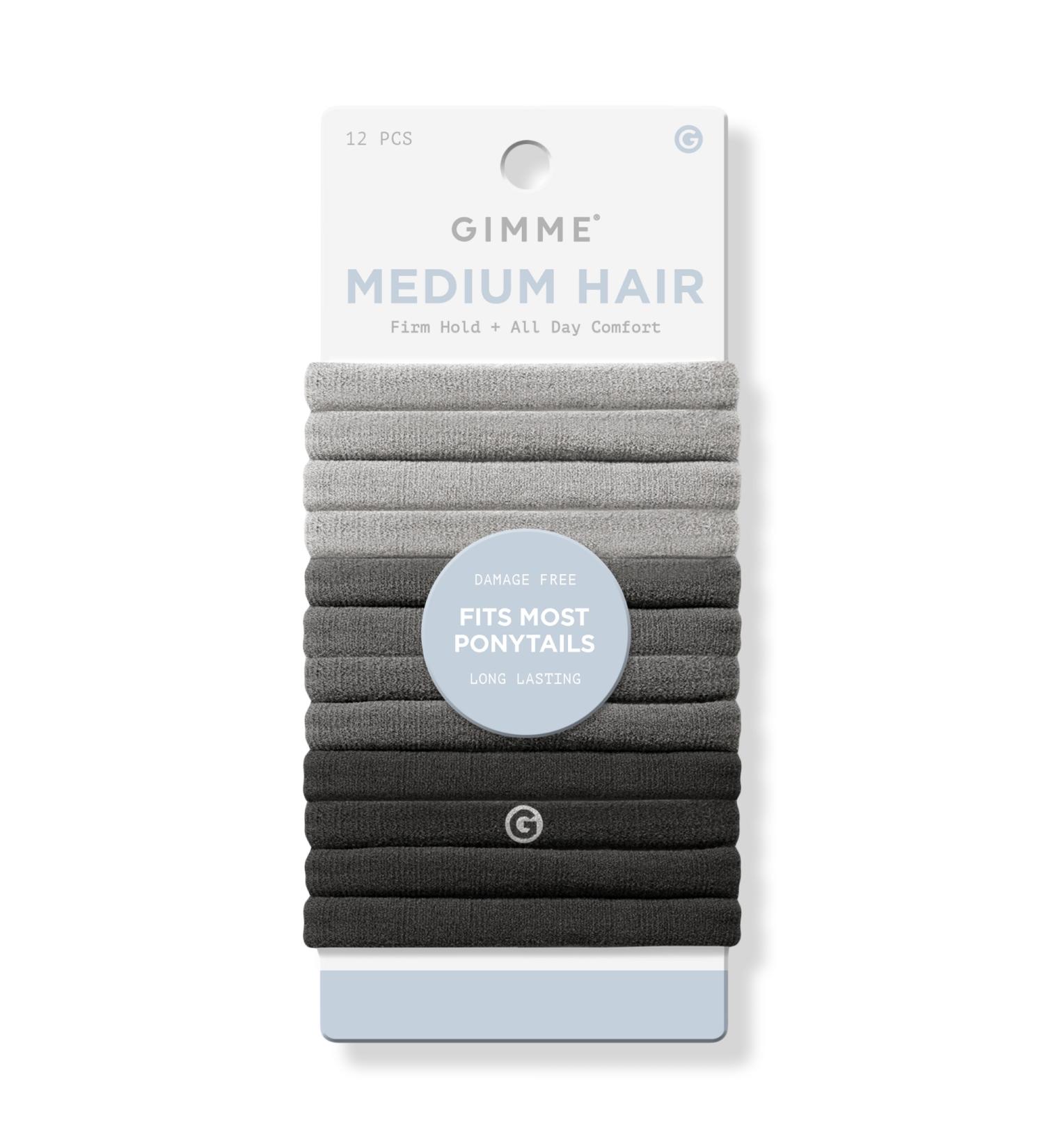 GIMME beauty Multi-Color Medium Hair Bands Gray/Black - Discover Premium Quality Shop now! - Buy Online on GoSupps.com