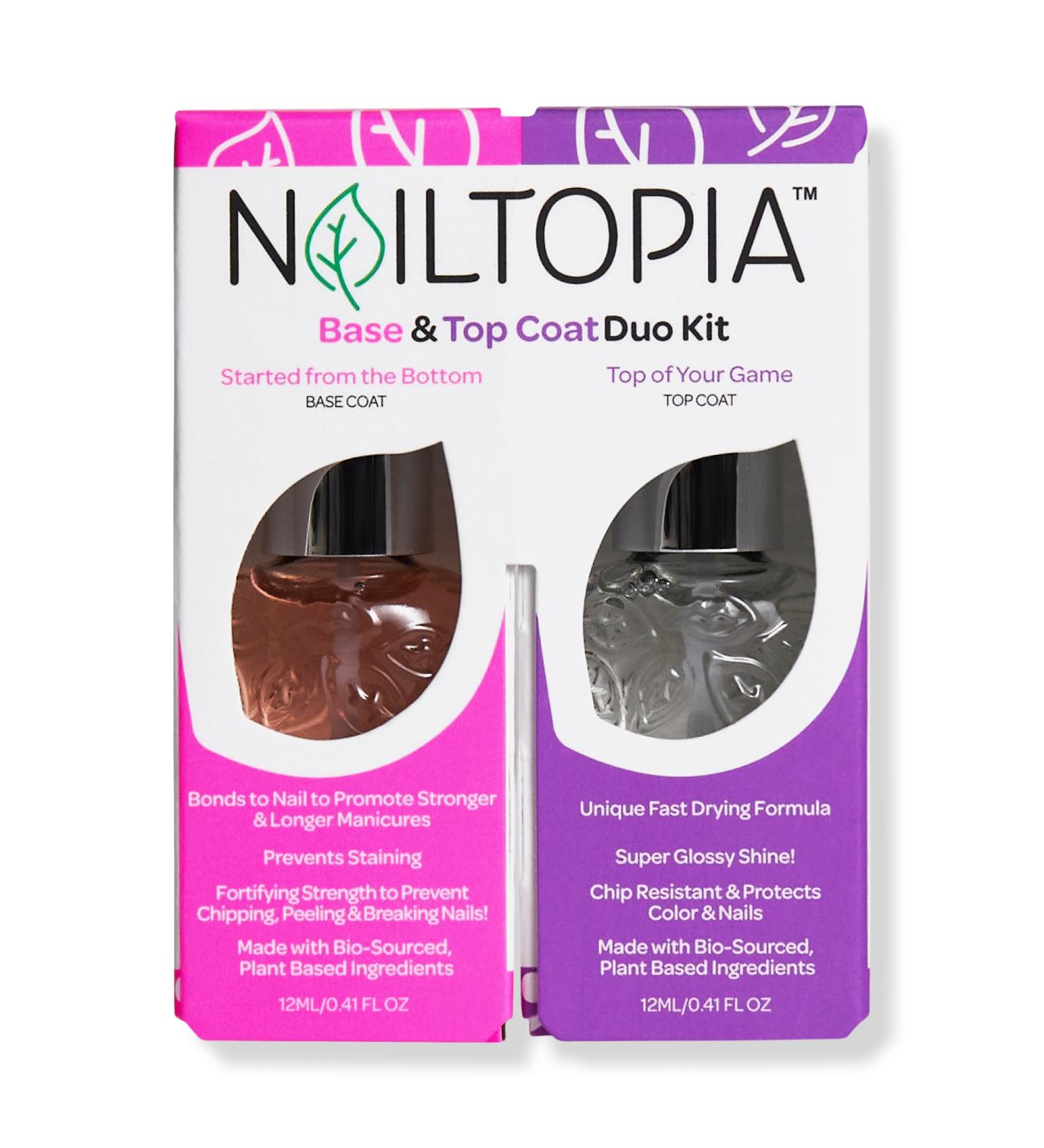Nailtopia Base & Top Coat Duo