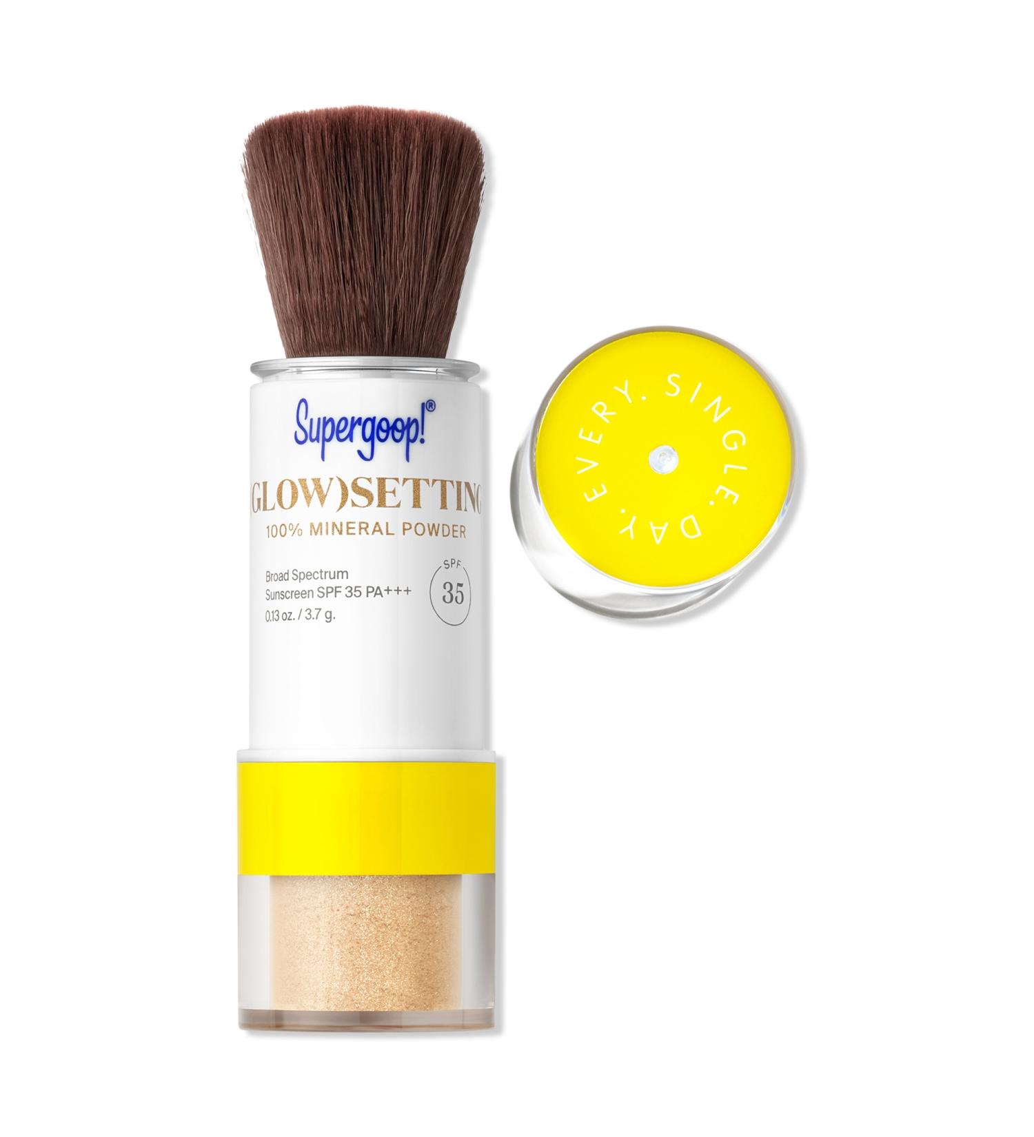 Supergoop! (Glow)setting Powder 100% Mineral SPF 35 0.13 oz - Transform Your Style with the Best Innovation Today! - Buy Online on GoSupps.com
