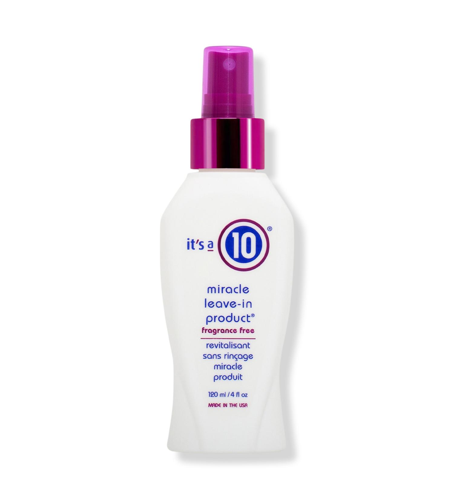 It's A 10 Fragrance Free Miracle Leave-in Product 4.0 oz