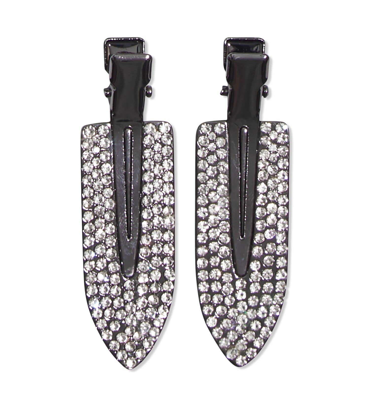 Kitsch Metal Rhinestone Creaseless Hair Clips 2 ct - Transform Your Style with the Best Innovation Today! - Buy Online on GoSupps.com