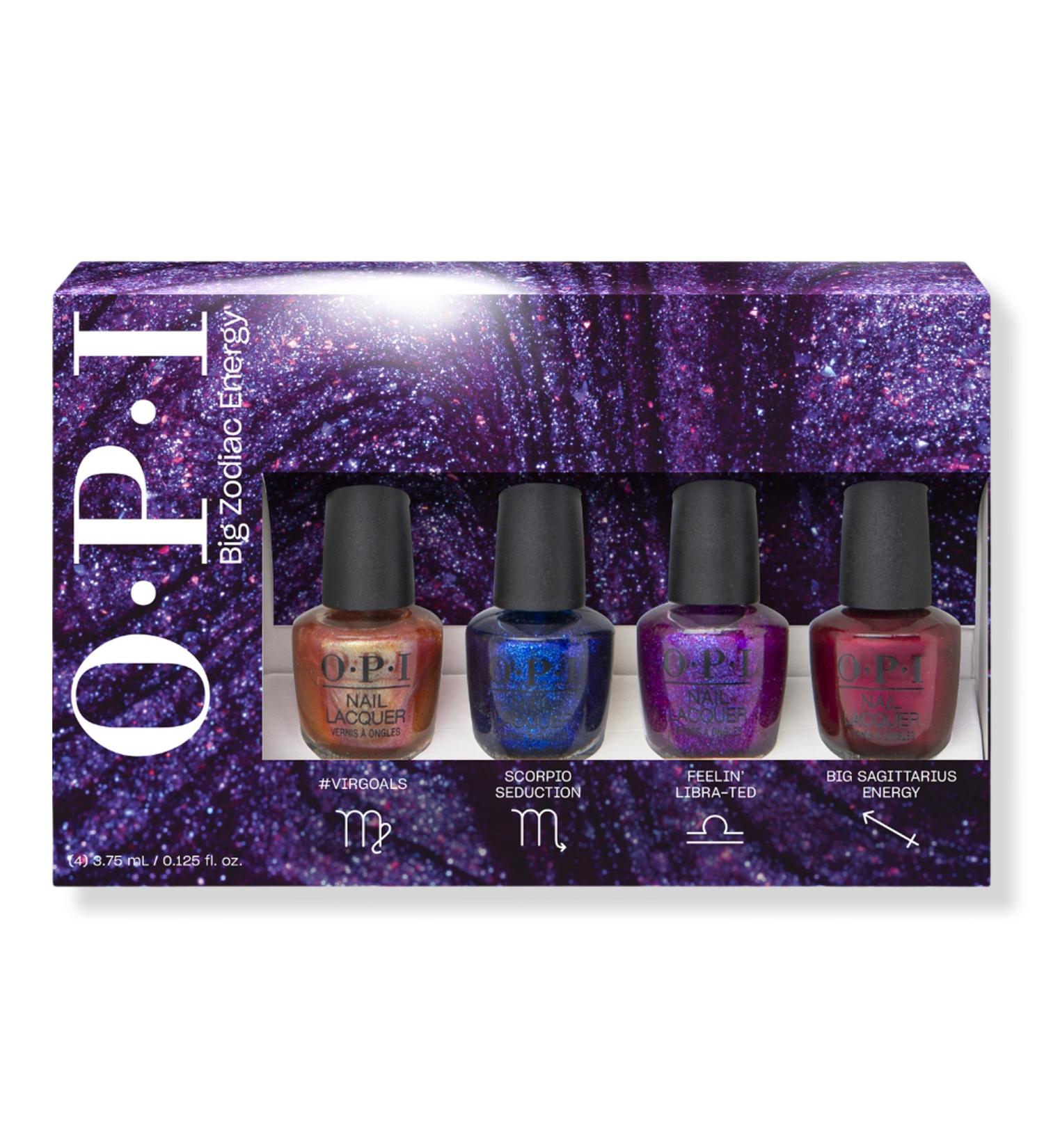Discover OPI Big Zodiac Energy 4 Piece Nail Lacquer Mini Pack - Elevate Your Style Instantly! - Buy Online on GoSupps.com