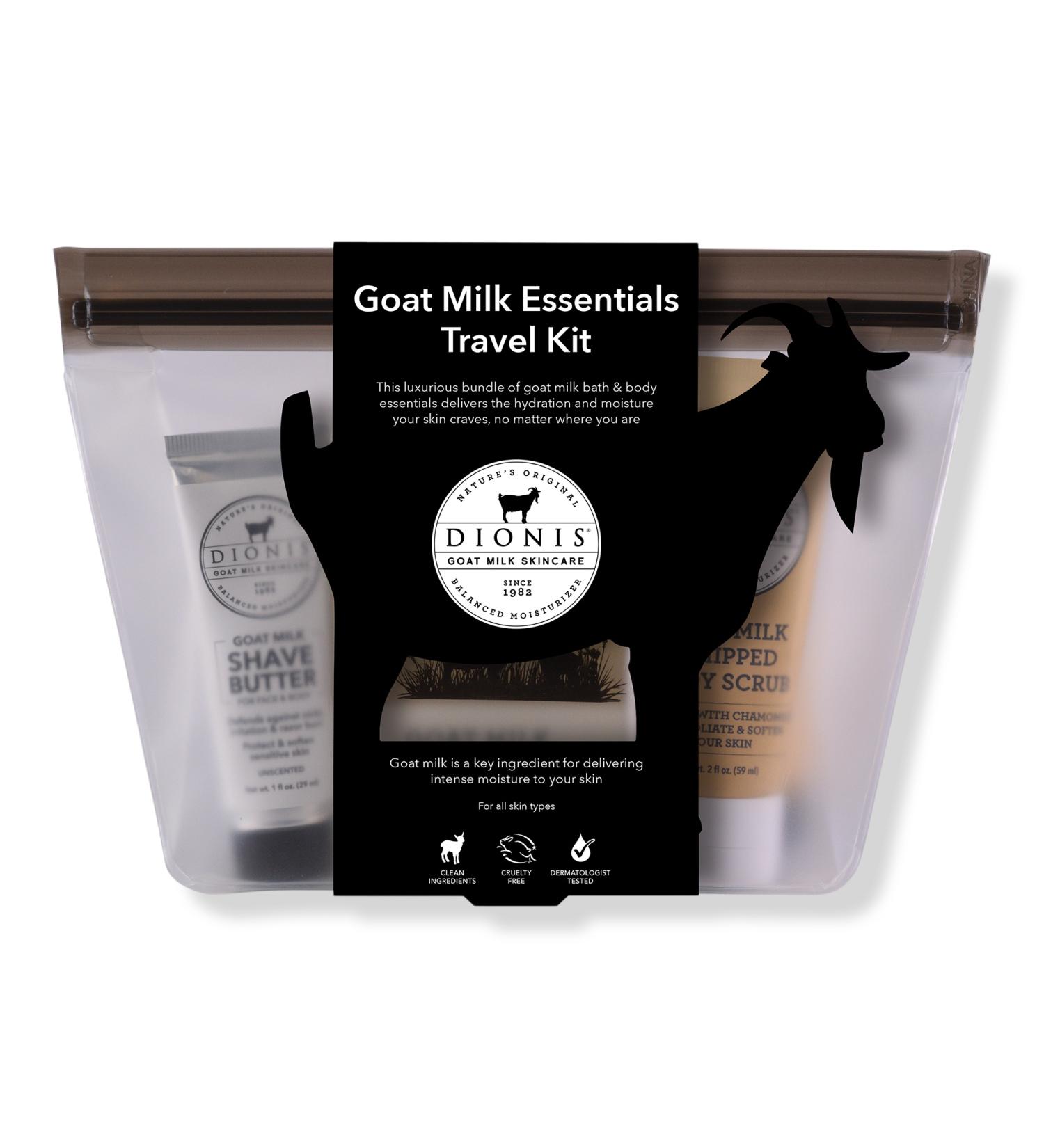 Discover Dionis Vanilla Bean Goat Milk Travel Kit - Elevate Your Style Instantly! - Buy Online on GoSupps.com