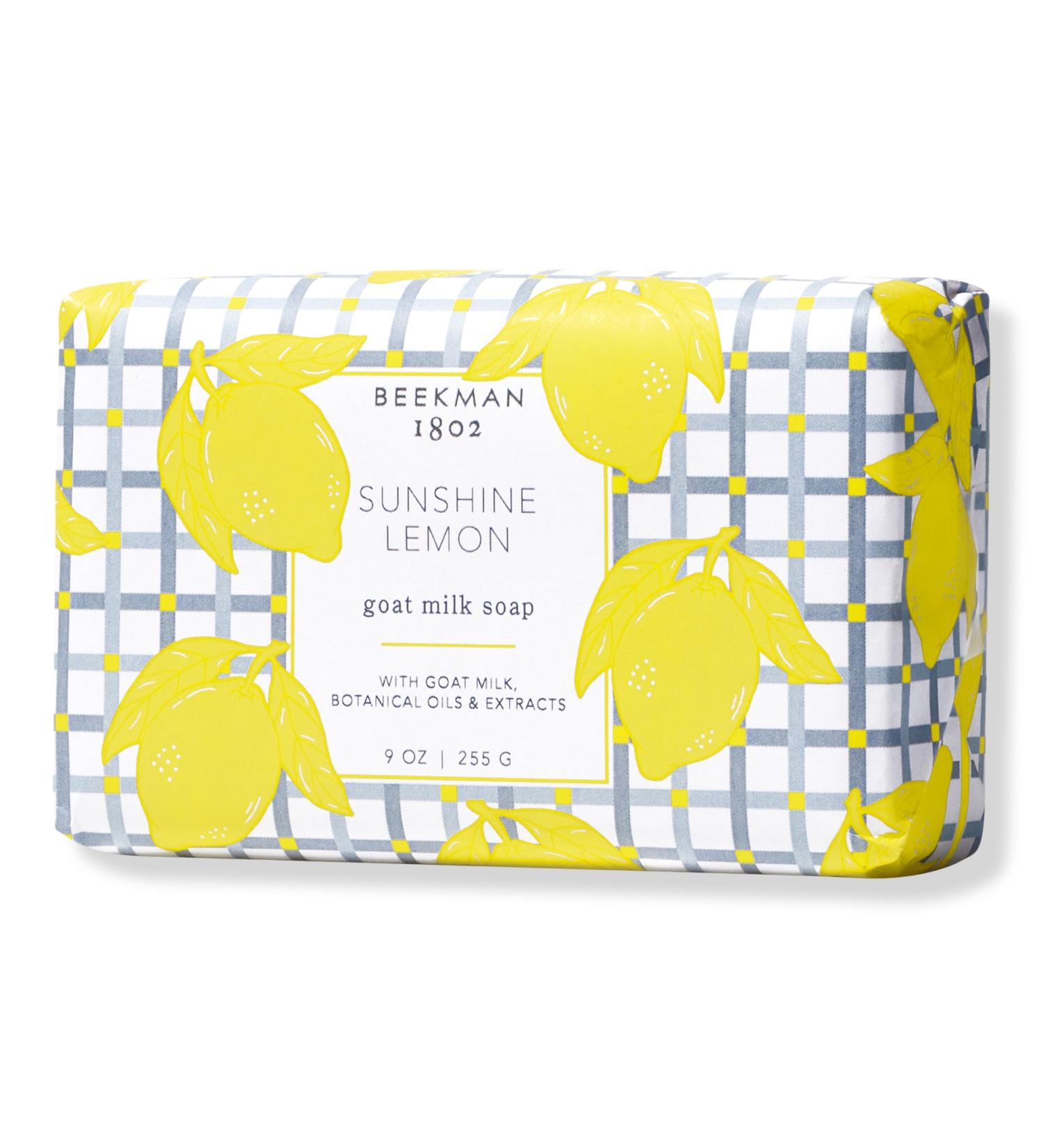 Discover Beekman 1802 Sunshine Lemon Goat Milk Soap - Elevate Your Style Instantly! - Buy Online on GoSupps.com