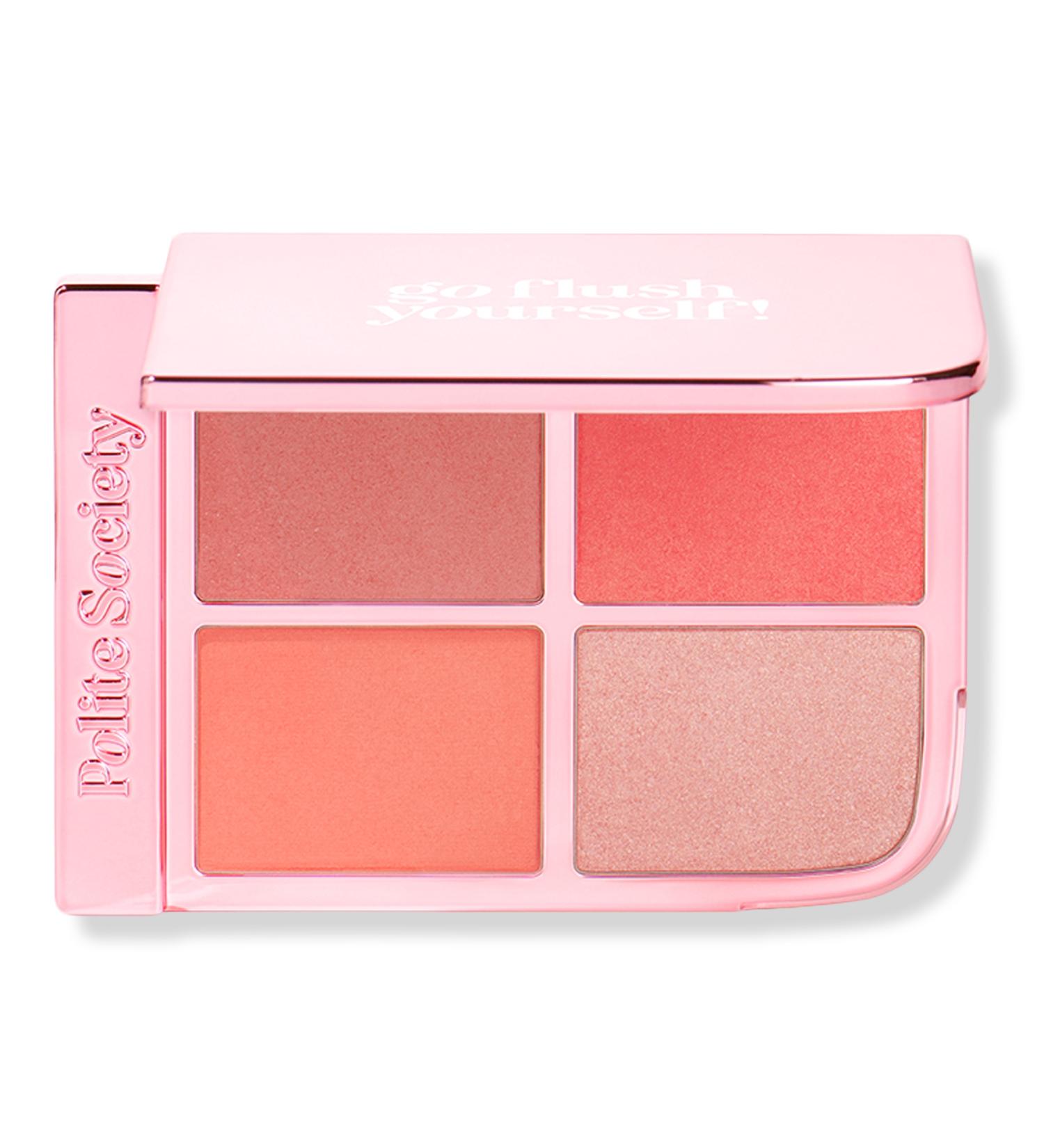 Polite Society Go Flush Yourself Blush & Highlight Face Palette 0.44 oz - Transform Your Style with the Best Innovation Today! - Buy Online on GoSupps.com