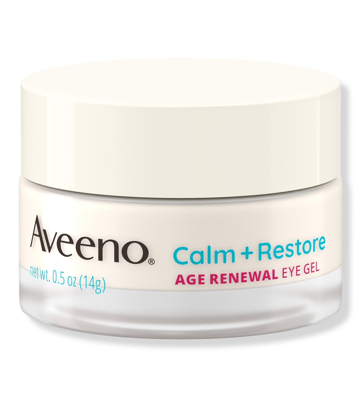 Discover Aveeno Calm + Restore Age Renewal Eye Gel for Sensitive Skin, Fragrance Free 0.5 oz - Elevate Your Style Instantly! - Buy Online on GoSupps.com