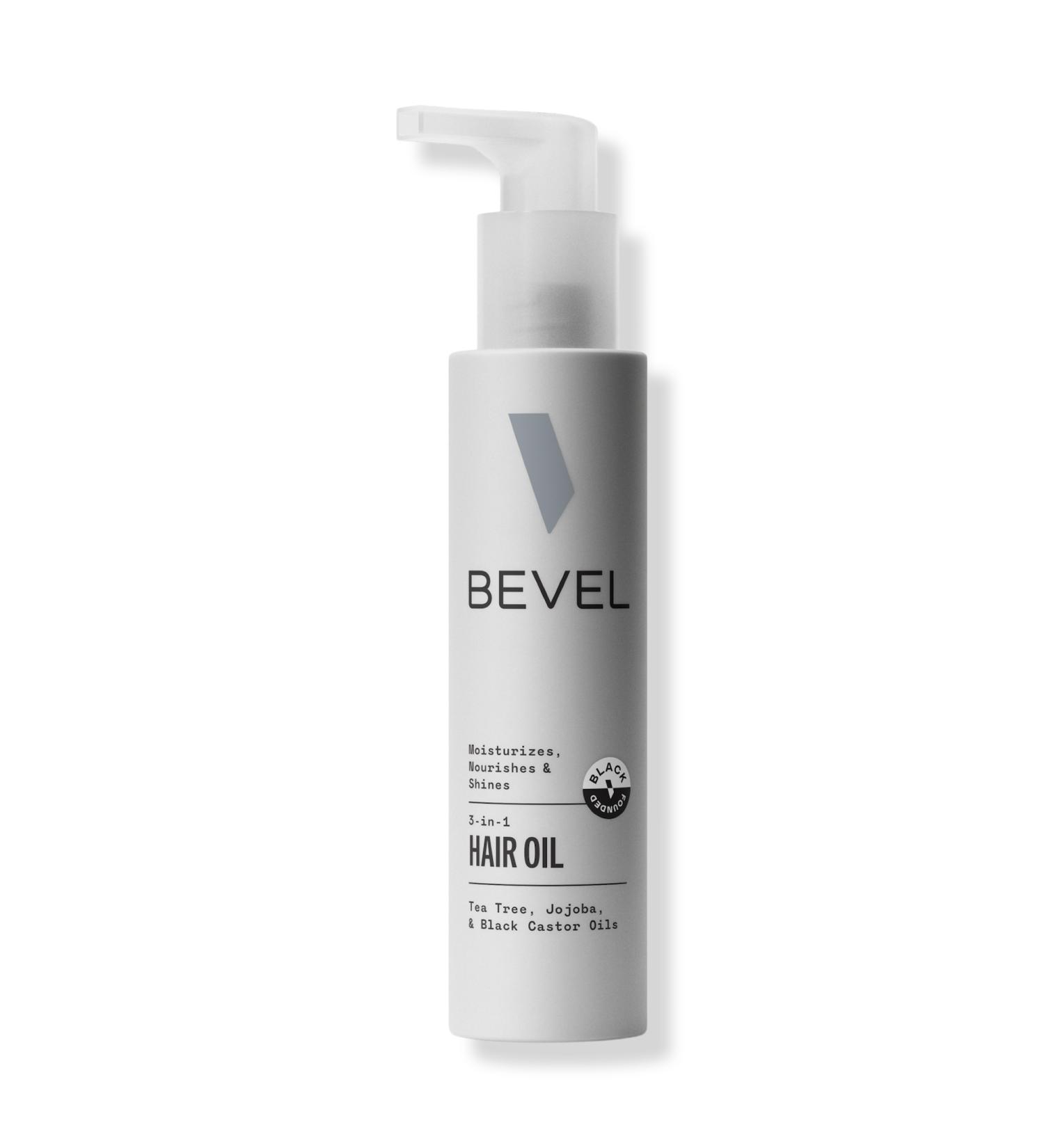 BEVEL 3-in-1 Hair Oil with Jojoba and Jamaican Black Castor Oils 3.4 oz - Transform Your Style with the Best Innovation Today! - Buy Online on GoSupps.com