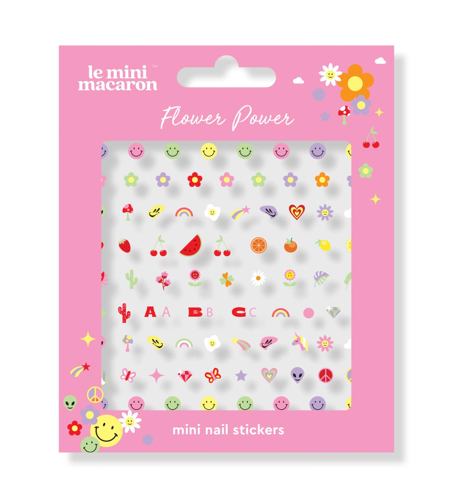 Discover Le Mini Macaron Mini Nail Stickers - Flower Power! - Elevate Your Style Instantly! - Buy Online on GoSupps.com