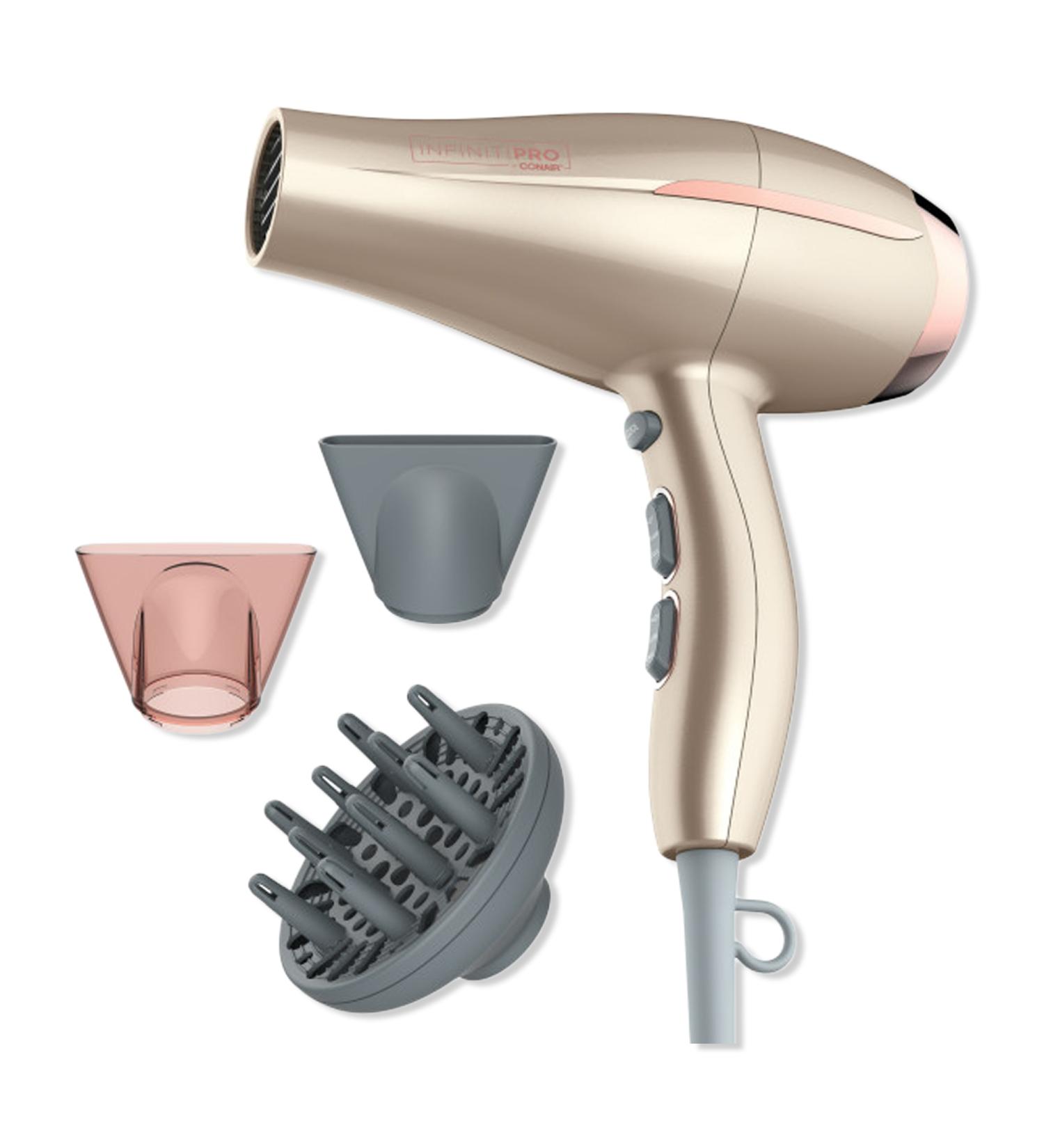 Conair InfinitiPRO By Conair 1875W Frizz-Free Pro Titanium Ceramic AC Dryer - Transform Your Style with the Best Innovation Today! - Buy Online on GoSupps.com