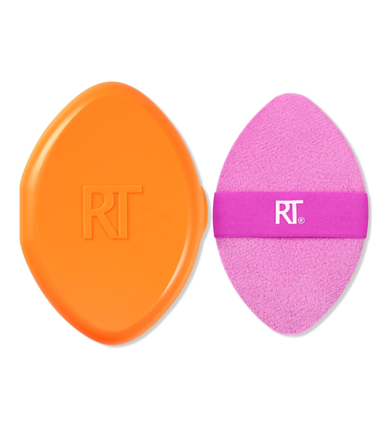 Real Techniques Miracle 2-In-1 Dual-Sided Powder Puff + Travel Case - Transform Your Style with the Best Innovation Today! - Buy Online on GoSupps.com