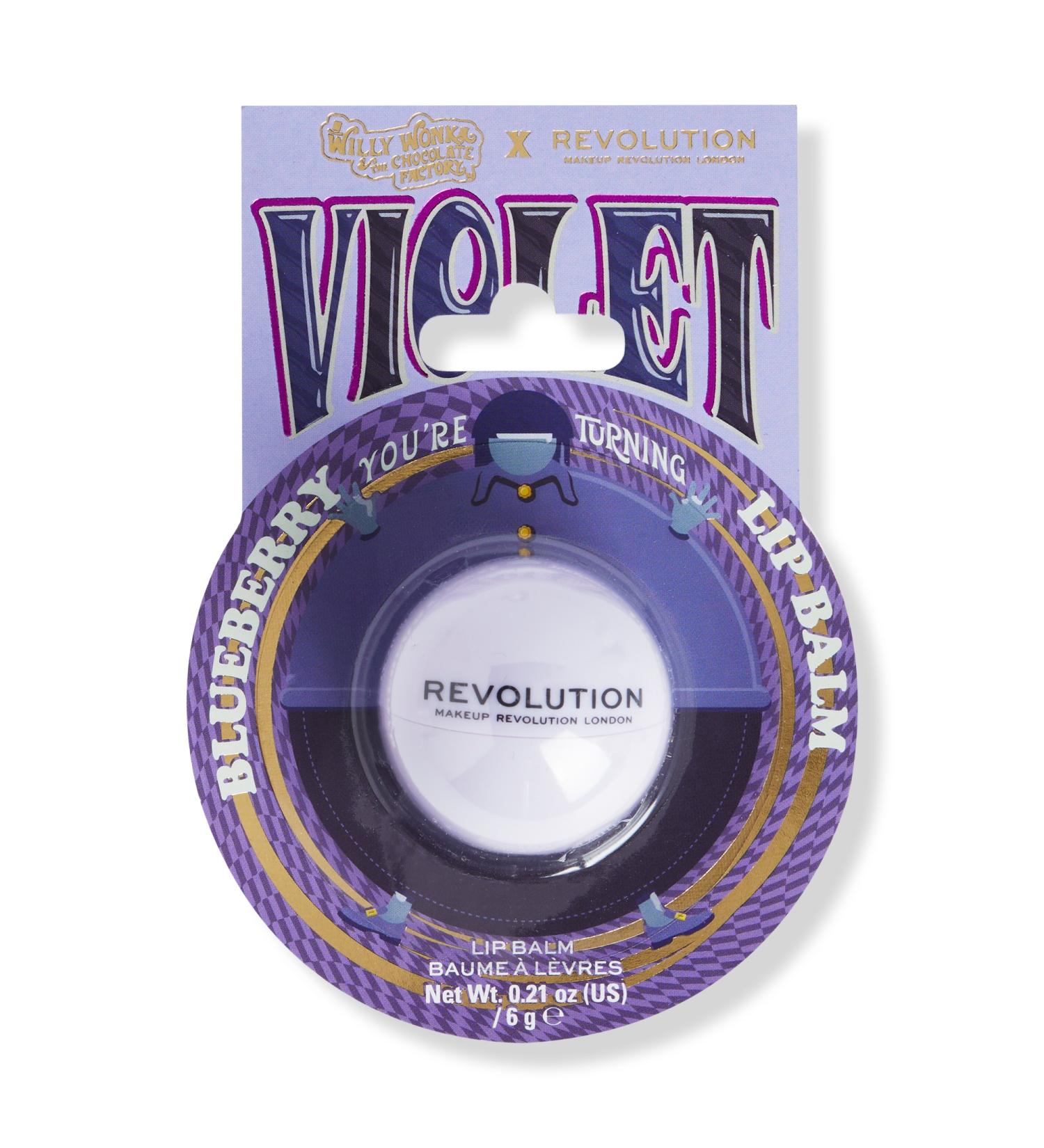 Revolution Beauty Willy Wonka & the Chocolate Factory x Revolution Blueberry Lip Balm 0.21 oz - Transform Your Style with the Best Innovation Today! - Buy Online on GoSupps.com