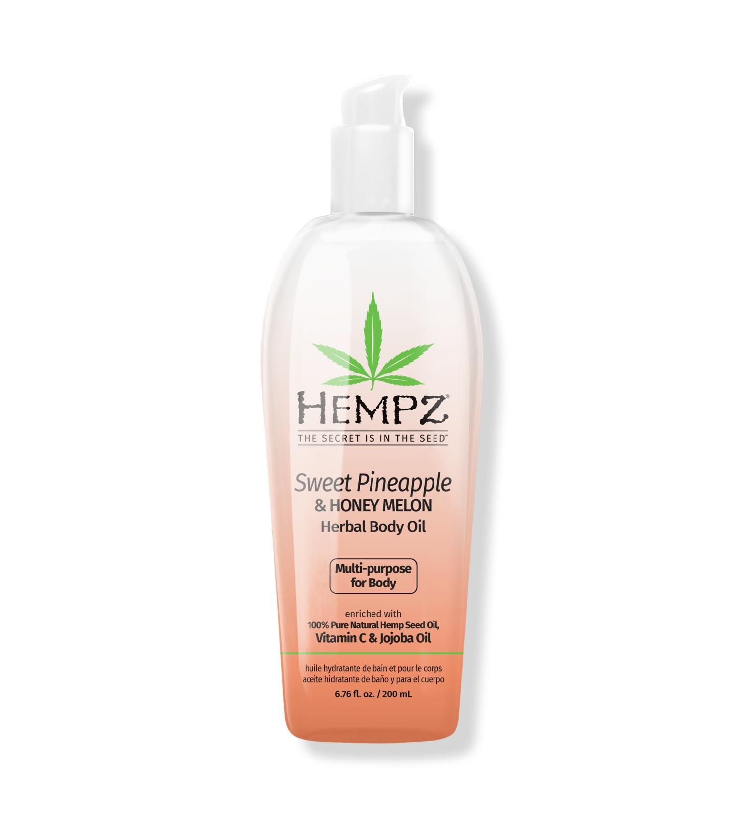 Discover Hempz Sweet Pineapple Honey Melon Herbal Body Oil 6.76 oz - Elevate Your Style Instantly! - Buy Online on GoSupps.com