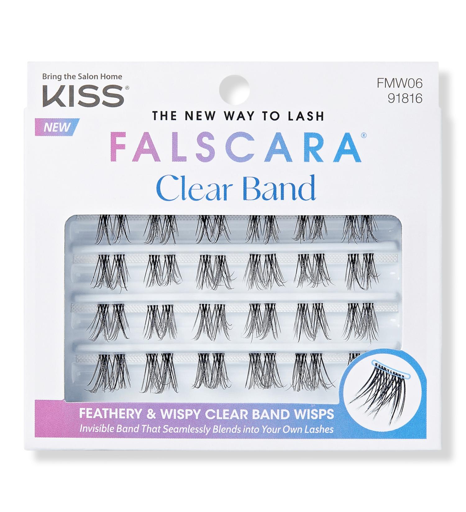 Kiss Falscara False Eyelash Multipack, Clear Band 24 ct - Transform Your Style with the Best Innovation Today! - Buy Online on GoSupps.com