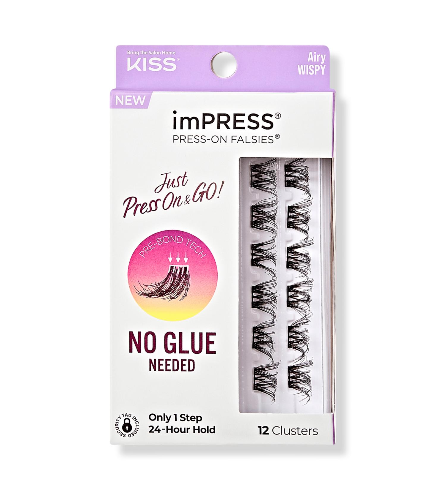 Discover Kiss imPRESS Press-On Falsies Eyelash Clusters, Airy Wispy 12 ct - Elevate Your Style Instantly! - Buy Online on GoSupps.com