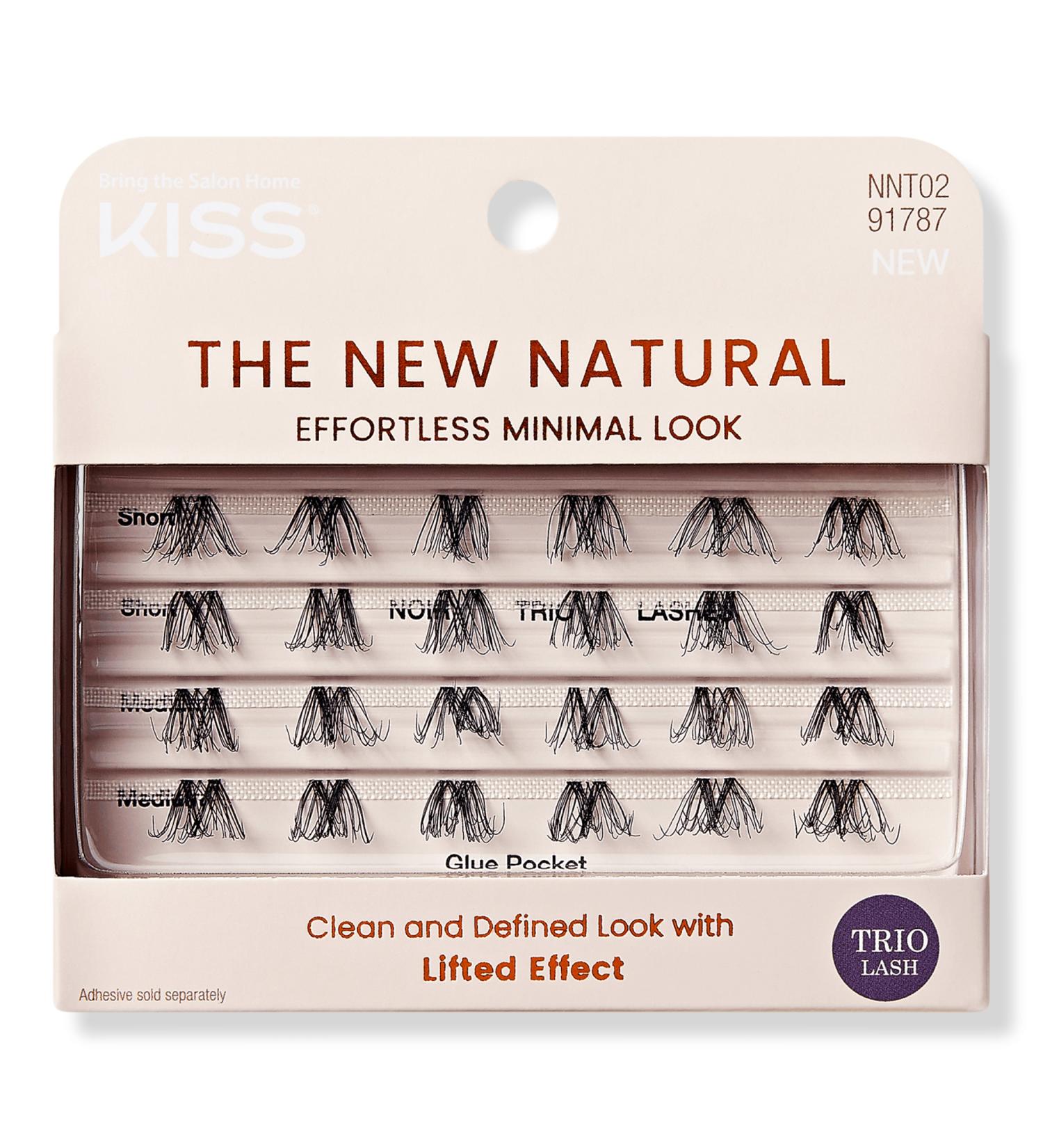 Kiss The New Natural Trio False Eyelashes, Noir - Discover Premium Quality Shop now! - Buy Online on GoSupps.com