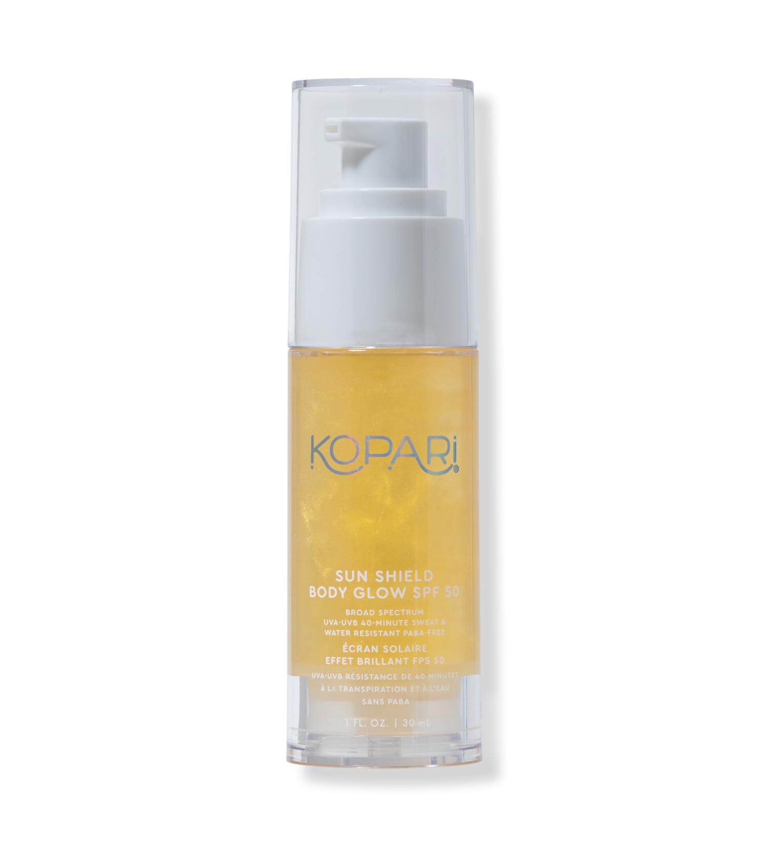 Discover Kopari Beauty Travel Size Sun Shield Body Glow Gel SPF 50 1.0 oz - Elevate Your Style Instantly! - Buy Online on GoSupps.com