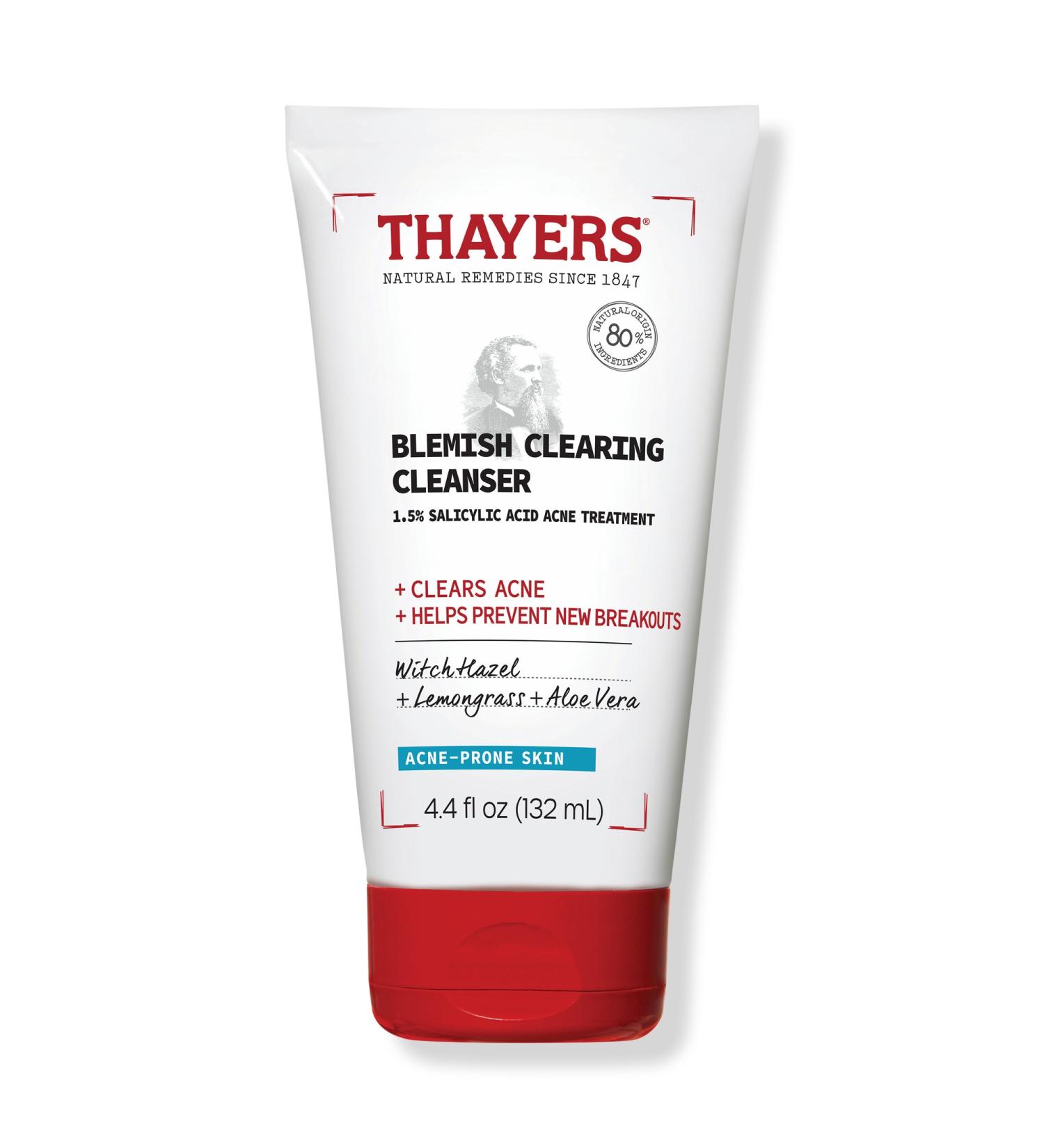 Discover Thayers Blemish Clearing Cleanser with 1.5% Salicylic Acid 4.4 oz - Elevate Your Style Instantly! - Buy Online on GoSupps.com