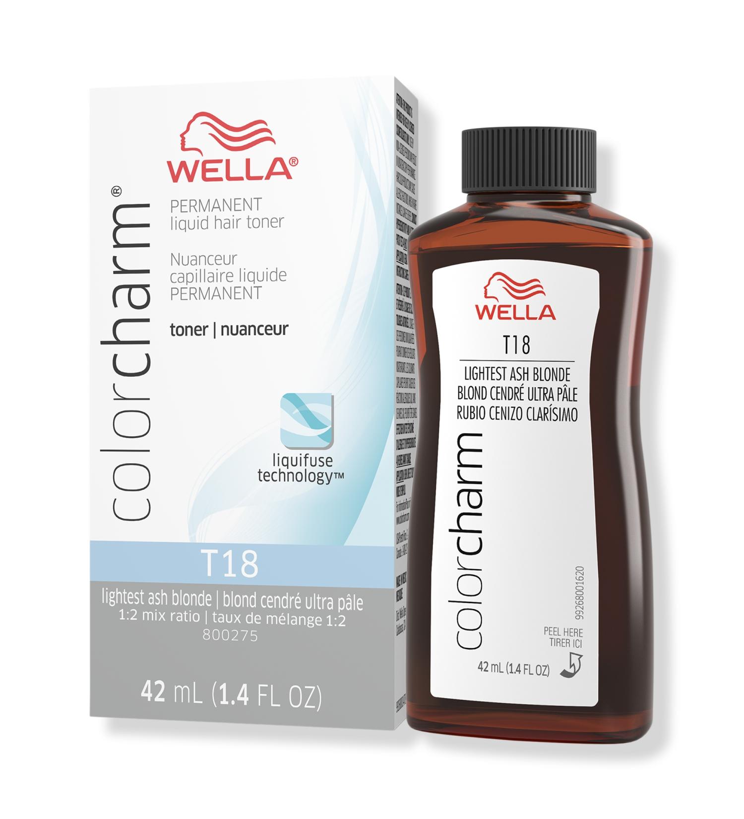 Discover Wella Colorcharm Permanent Liquid Hair Toner T18 T18 Lightest Ash Blonde - Elevate Your Style Instantly! - Buy Online on GoSupps.com
