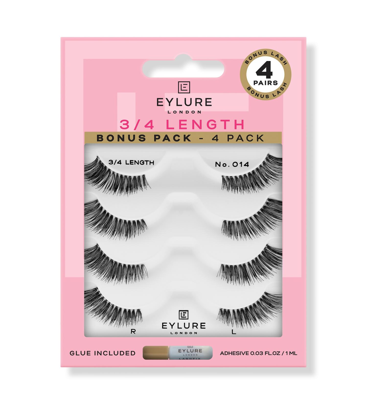 Discover Eylure 3/4 Length Accent No. 014 Eyelashes Multipack - Elevate Your Style Instantly! - Buy Online on GoSupps.com