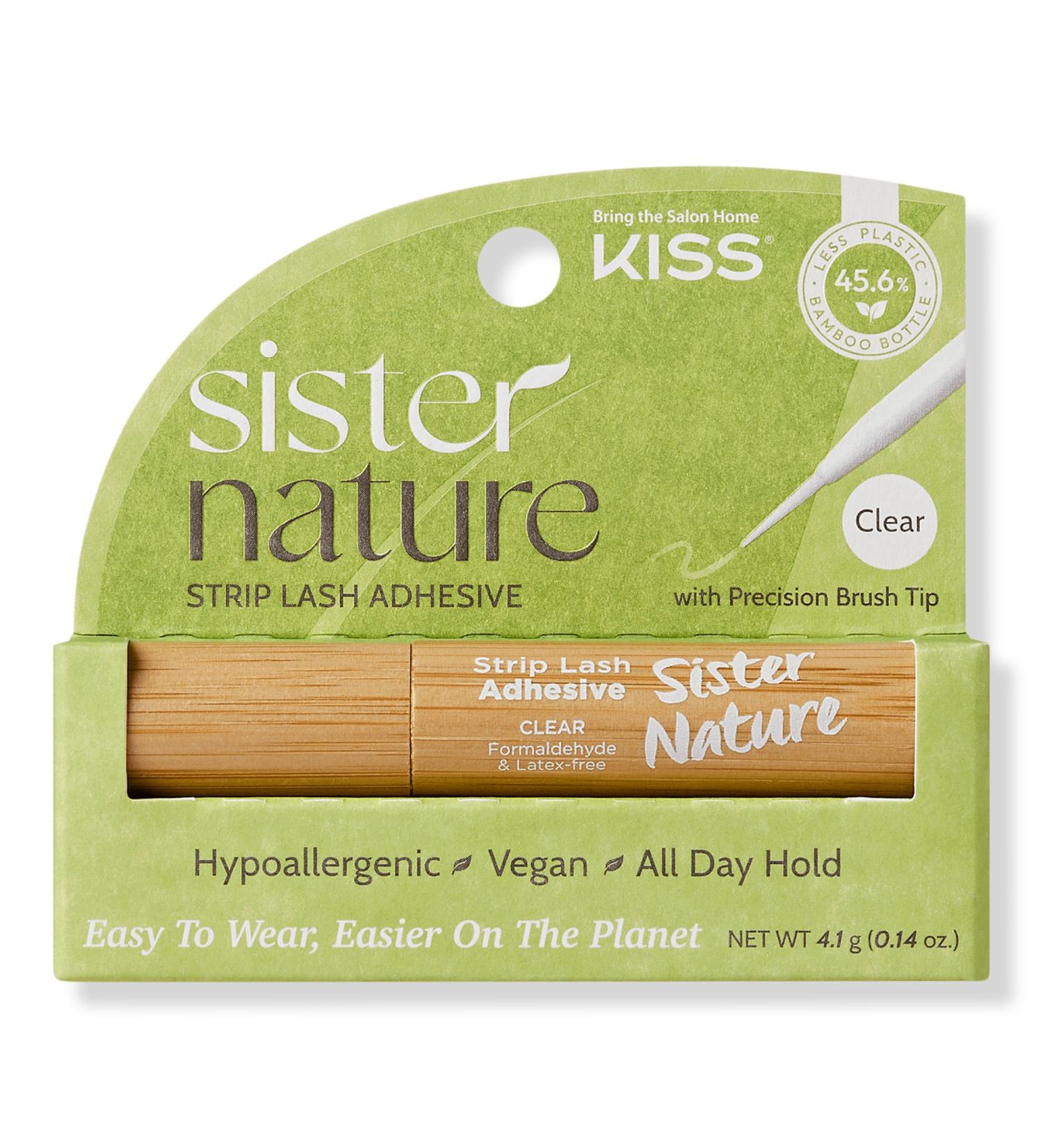 Discover Kiss Sister Nature Clear Strip Lash Adhesive 1 pair - Elevate Your Style Instantly! - Buy Online on GoSupps.com