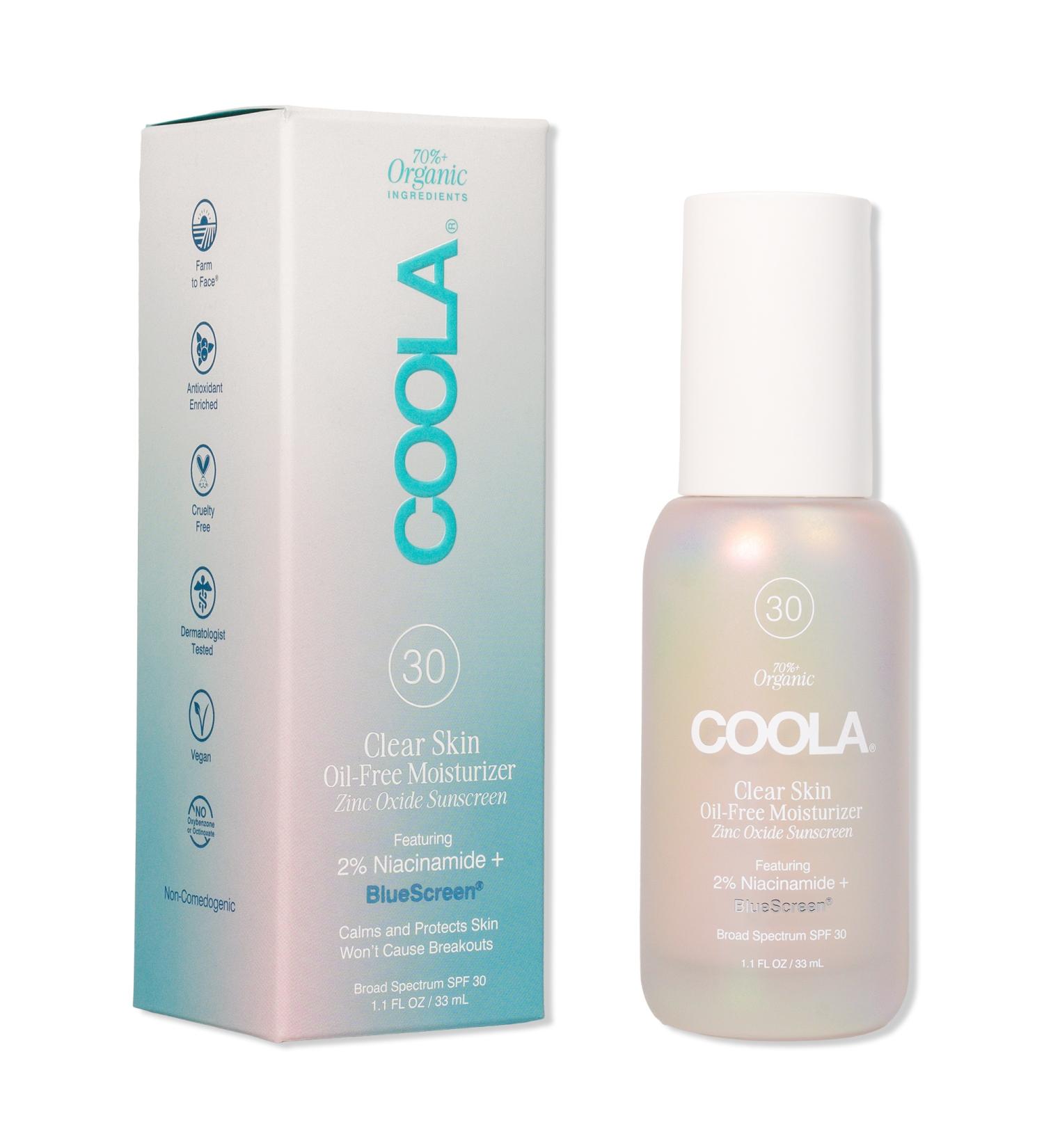 Discover COOLA Clear Skin Oil-Free Moisturizer Zinc Oxide Sunscreen SPF 30 1.0 oz - Elevate Your Style Instantly! - Buy Online on GoSupps.com