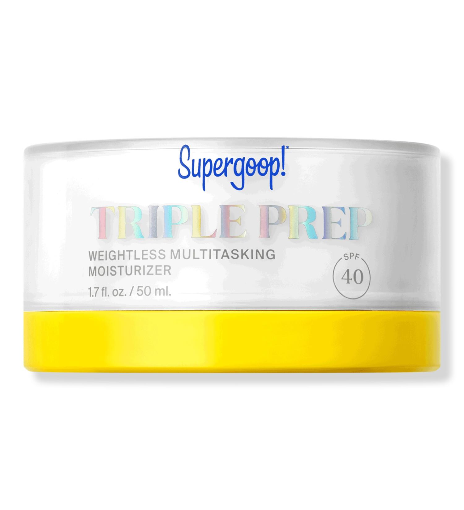 Supergoop! Triple Prep Weightless Multitasking Moisturizer SPF 40 Face Sunscreen 1.7 oz - Transform Your Style with the Best Innovation Today! - Buy Online on GoSupps.com