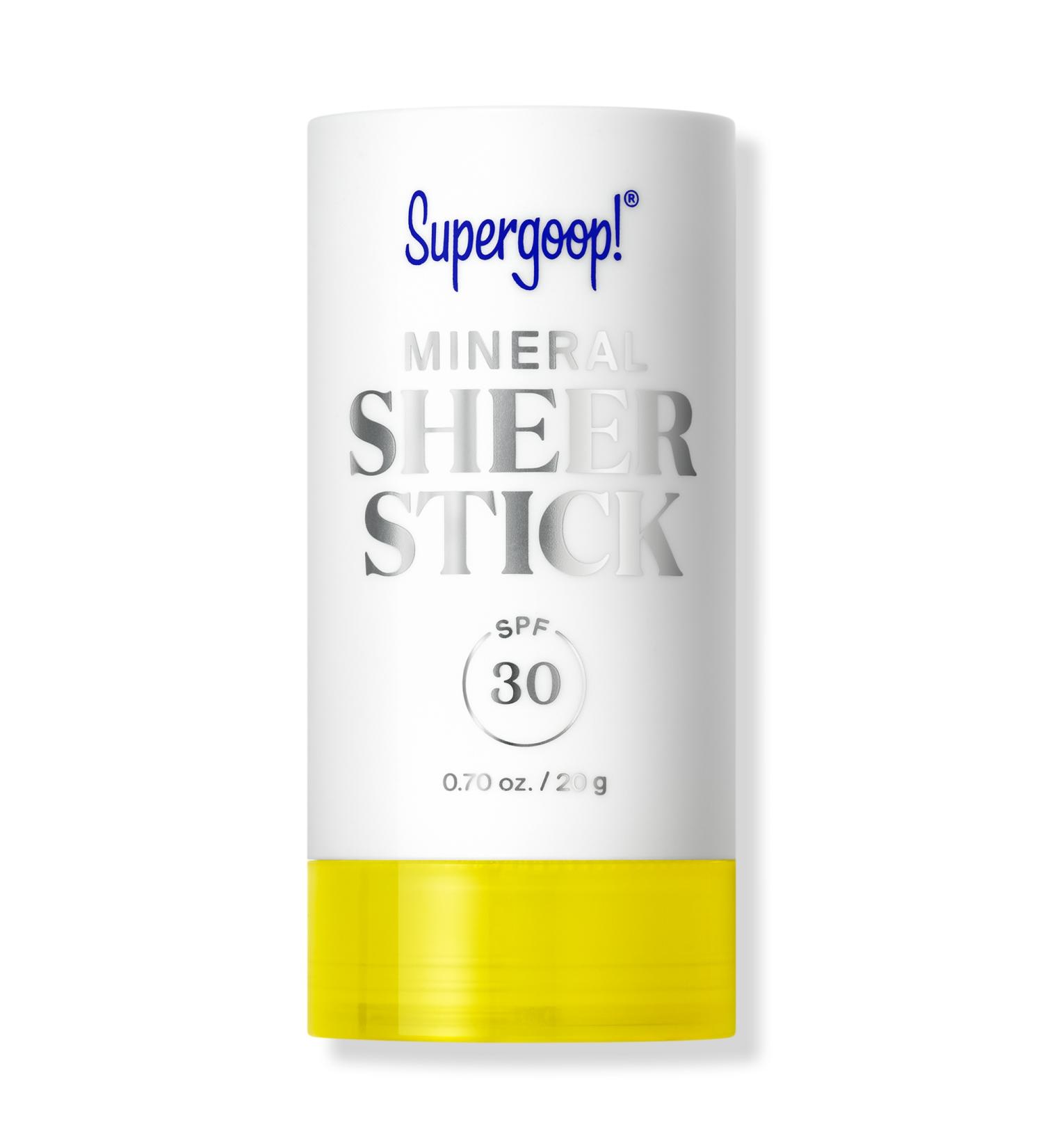 Discover Supergoop! Mineral Sheer Stick SPF 30 Mineral Sunscreen 0.7 oz - Elevate Your Style Instantly! - Buy Online on GoSupps.com
