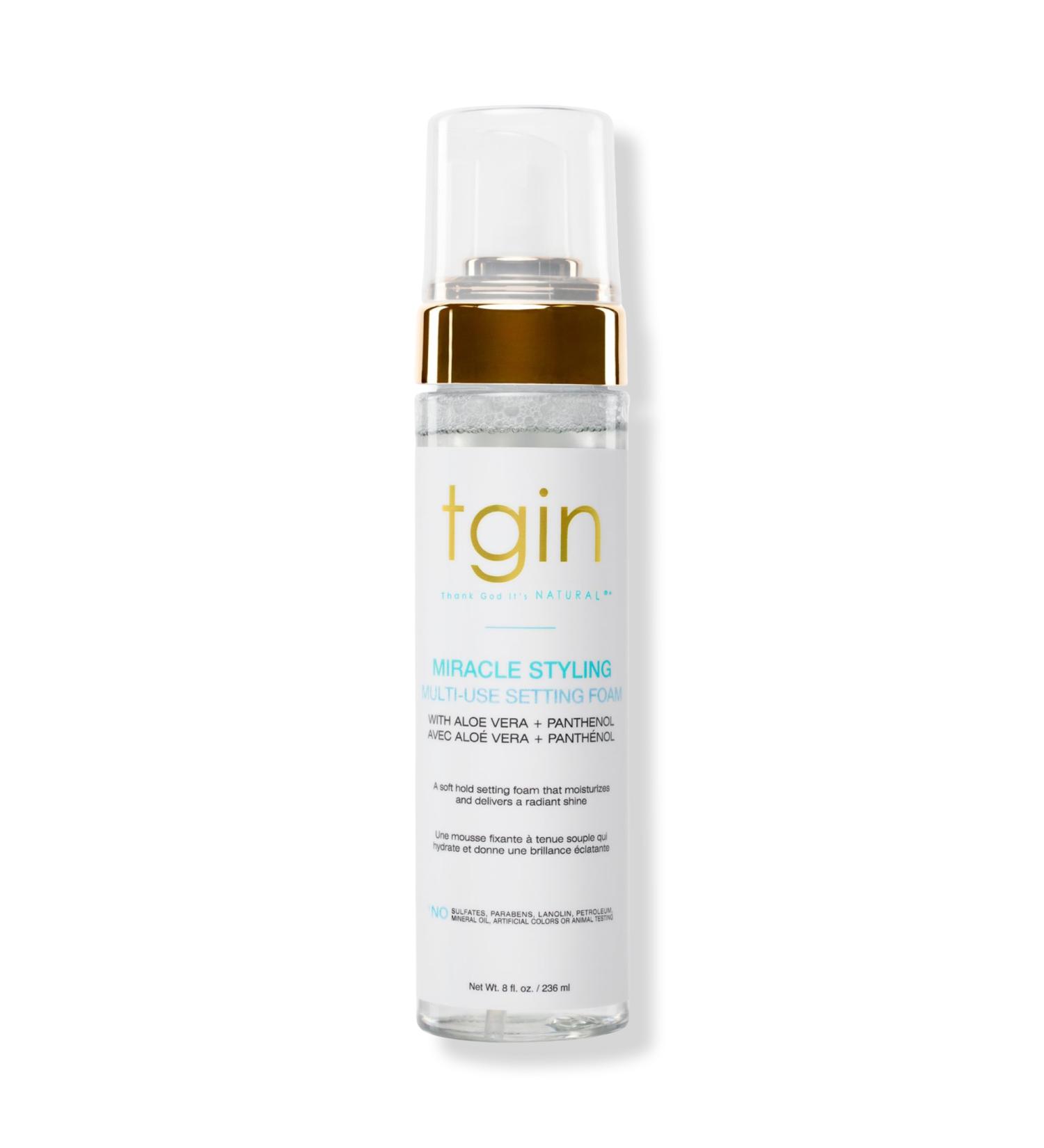Discover tgin Miracle Styling Multi-Use Setting Foam 8.0 oz - Elevate Your Style Instantly! - Buy Online on GoSupps.com