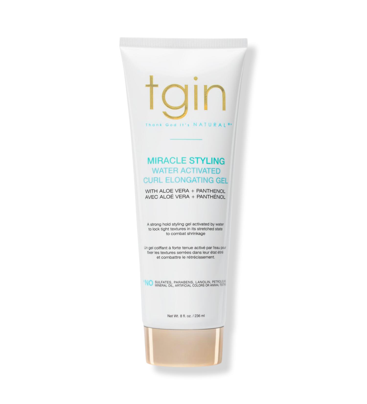 Discover tgin Miracle Styling Water Activated Curl Elongating Gel 8.0 oz - Elevate Your Style Instantly! - Buy Online on GoSupps.com