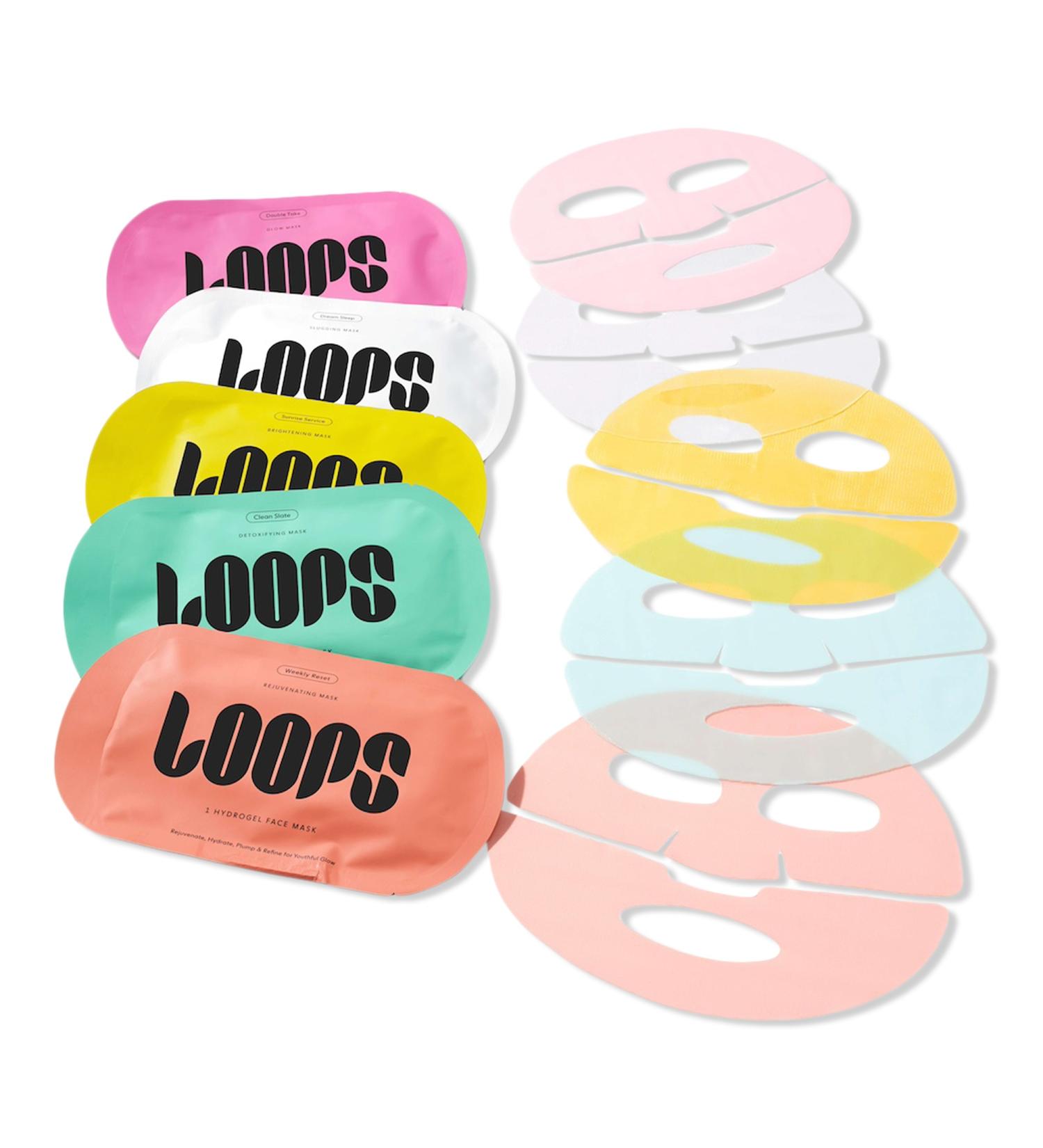 Discover LOOPS Variety Hydrogel Face Mask 5 Piece Set - Elevate Your Style Instantly! - Buy Online on GoSupps.com
