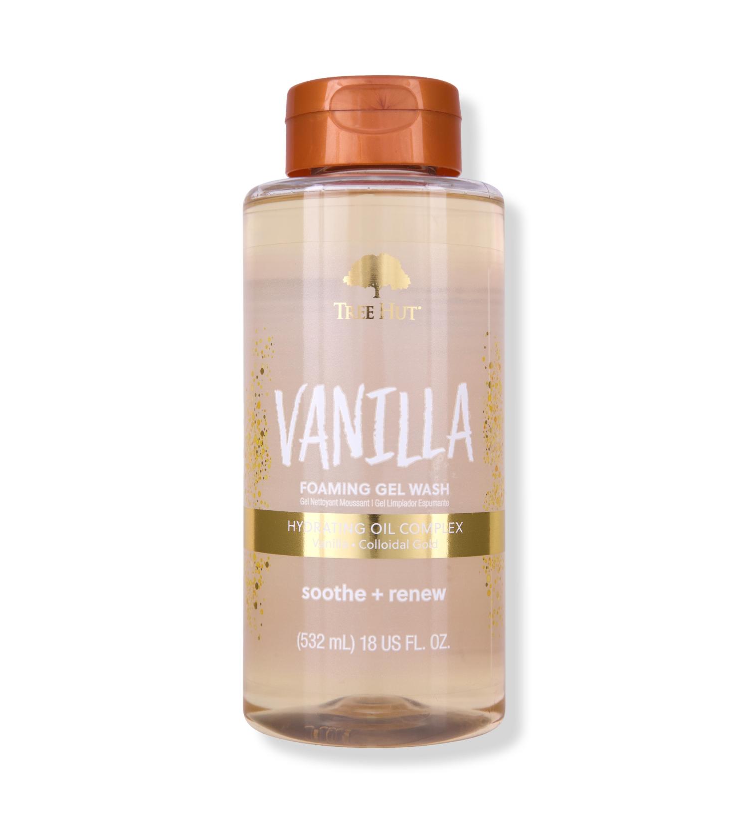 Tree Hut Vanilla Foaming Gel Body Wash 18 oz - Transform Your Style with the Best Innovation Today! - Buy Online on GoSupps.com