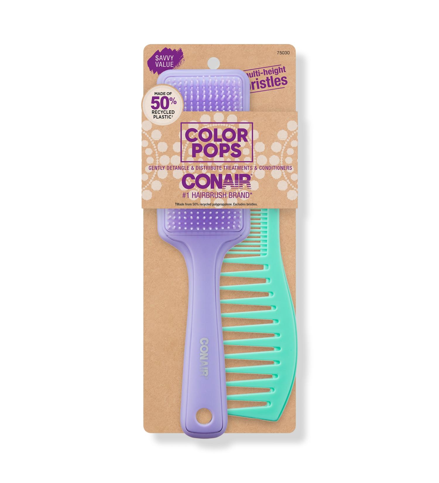 Discover Conair Color Pops Multi-Height All Purpose Brush and Comb - Elevate Your Style Instantly! - Buy Online on GoSupps.com