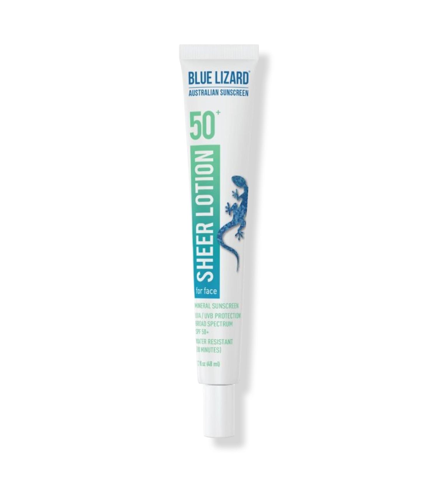 Discover BLUE LIZARD AUSTRALIAN SUNSCREEN Sheer Mineral Sunscreen Lotion for Face SPF 50+ 1.7 oz - Elevate Your Style Instantly! - Buy Online on GoSupps.com