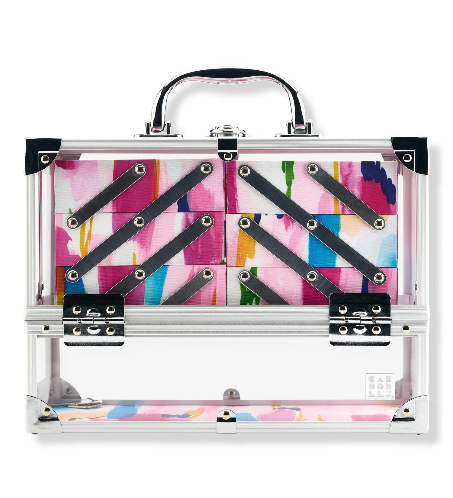 Caboodles Watercolor Neat Freak Cosmetic Train Case