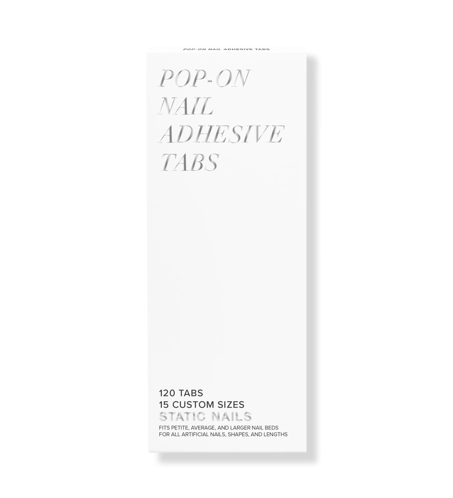 Static Nails Pop-On Nail Adhesive Tabs 120 ct