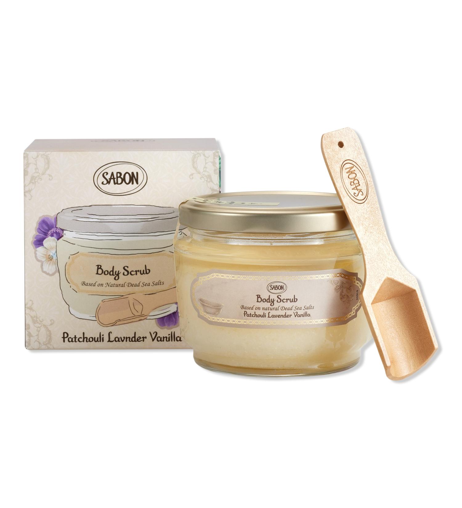 Discover SABON Patchouli Lavender Vanilla Dead Sea Salt Exfoliating Body Scrub 11.3 oz - Elevate Your Style Instantly! - Buy Online on GoSupps.com
