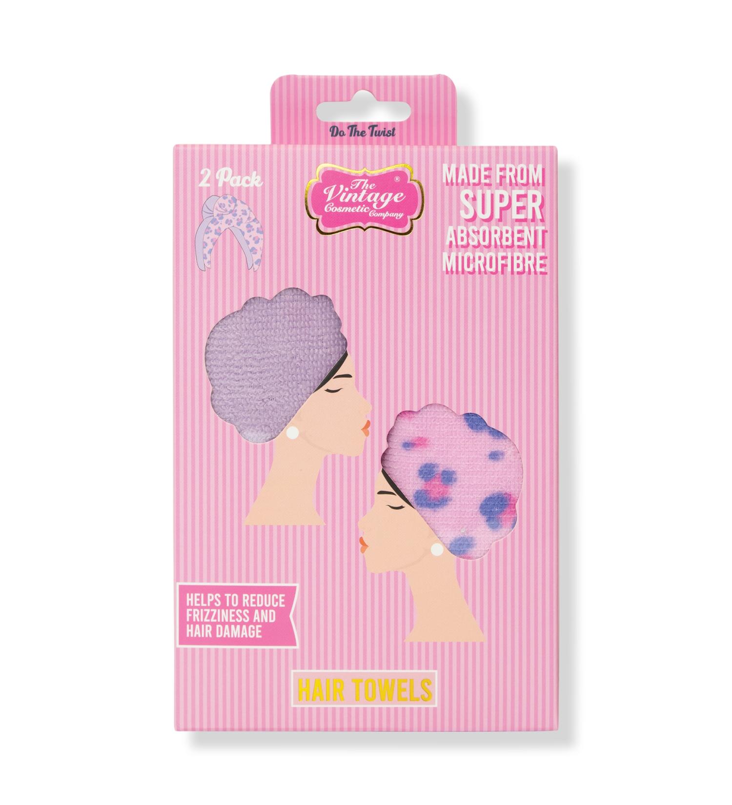 The Vintage Cosmetic Company Hair Turban Duo Pack