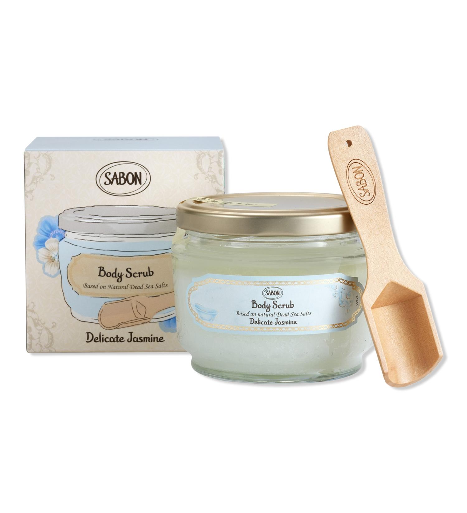 Discover SABON Delicate Jasmine Dead Sea Salt Exfoliating Body Scrub 11.3 oz - Elevate Your Style Instantly! - Buy Online on GoSupps.com