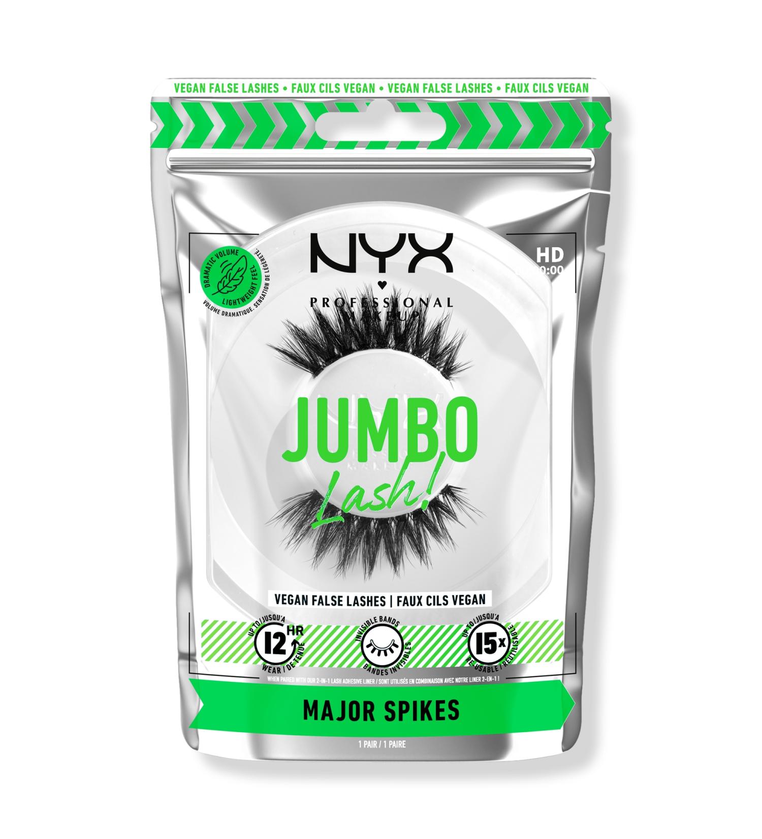 NYX Professional Makeup Jumbo Lash Volumizing False Lash - Major Spikes 1 ct - Transform Your Style with the Best Innovation Today! - Buy Online on GoSupps.com